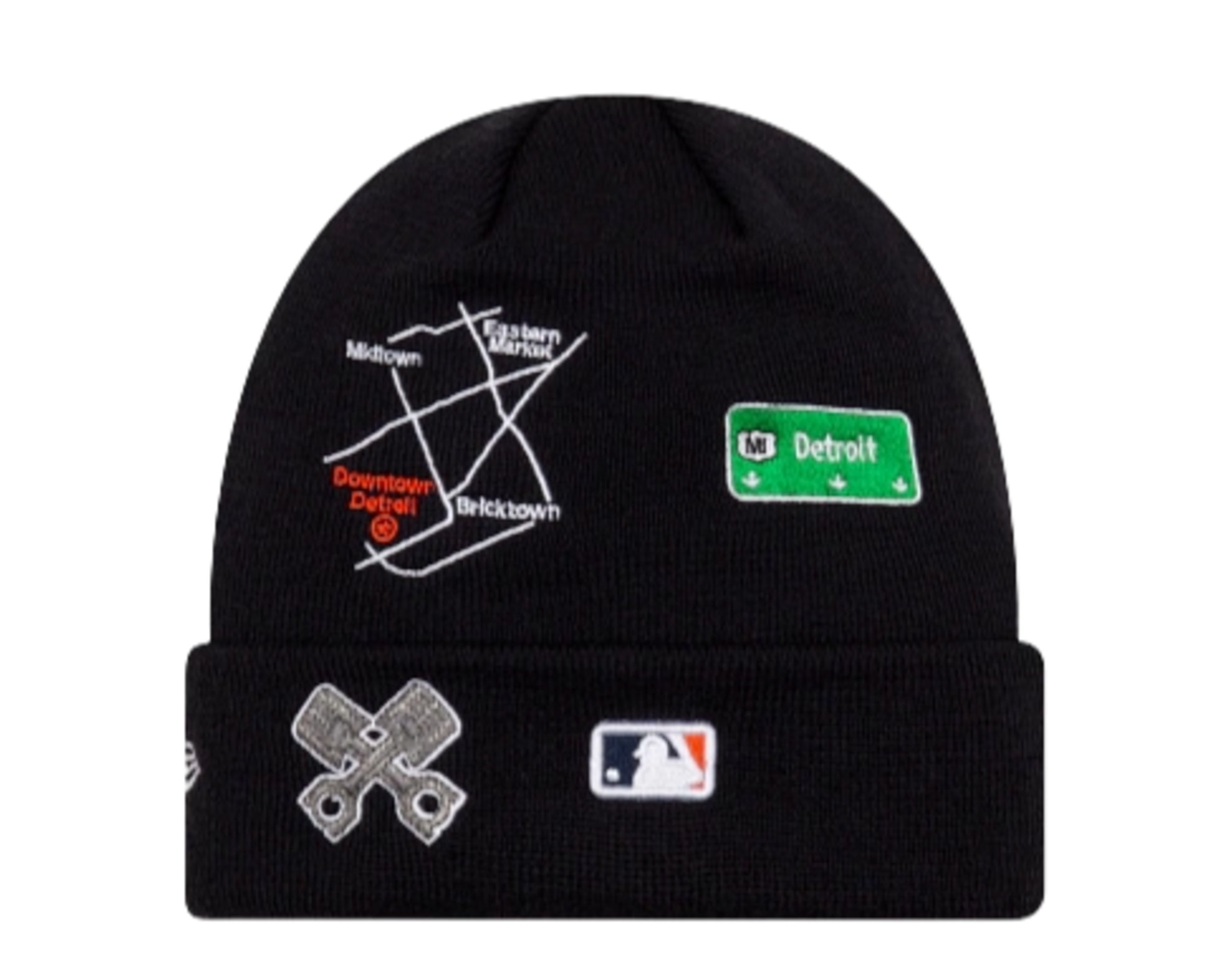 Era Cuffed Knit MLB Detroit Tigers Baseball Beanie Hat Cap Mens