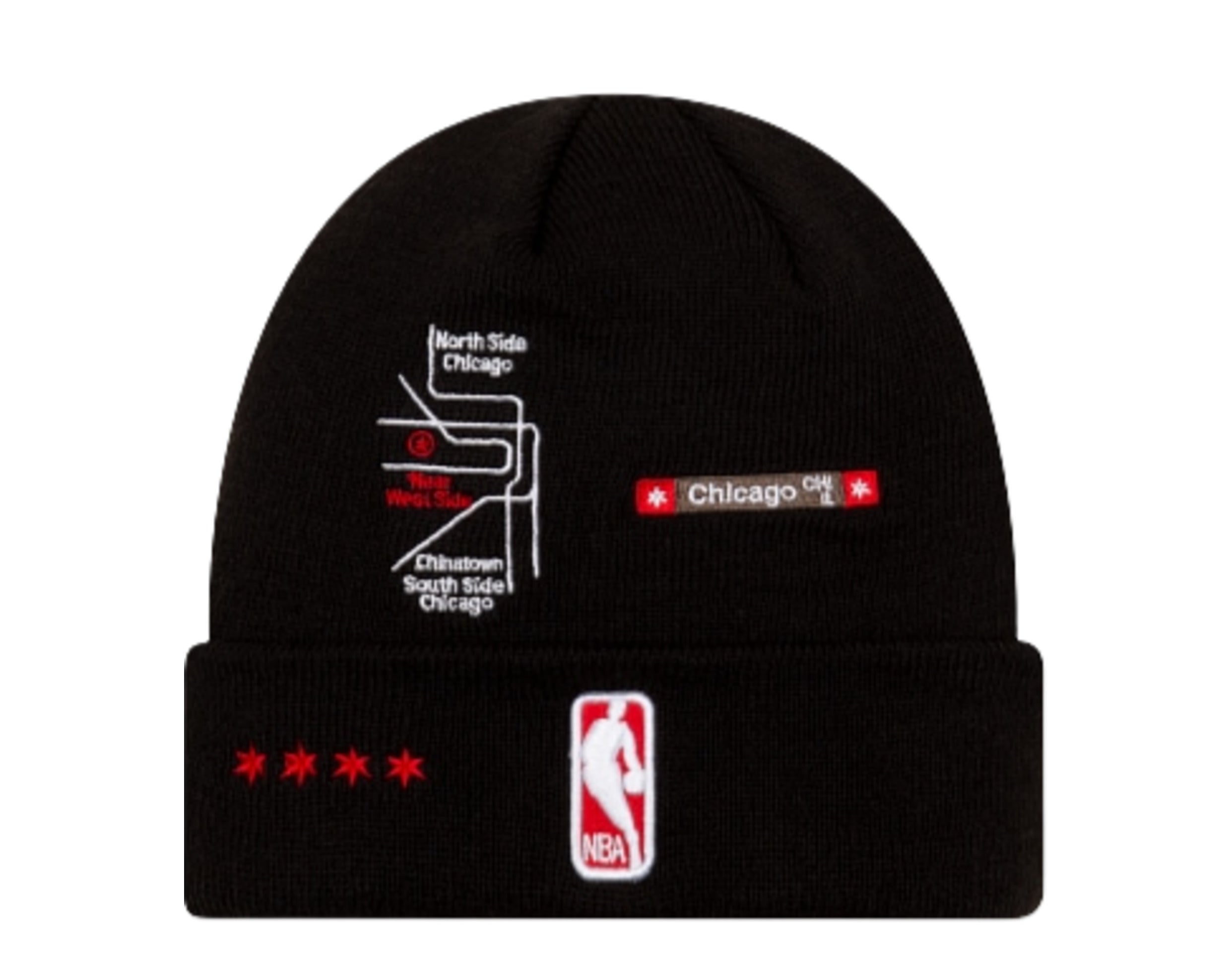 New Era NBA Chicago Bulls City Transit Knit Cuff Beanie