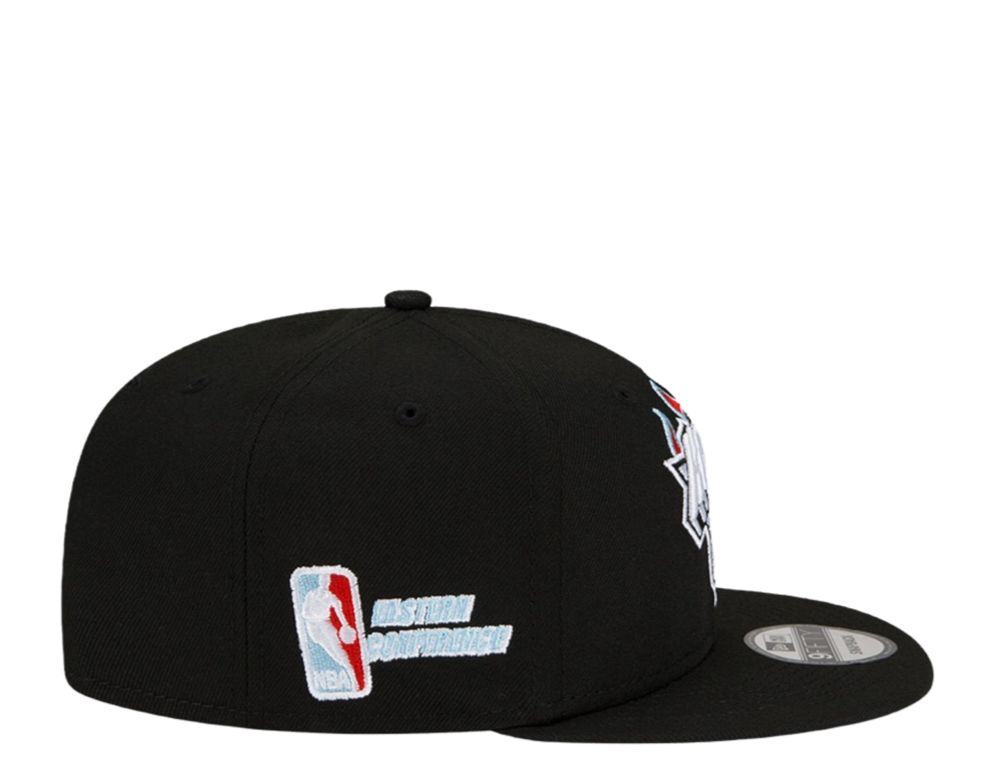 New Era 9Fifty NBA New York Knick Team Fire Snapback Hat w/Blue Undervisor