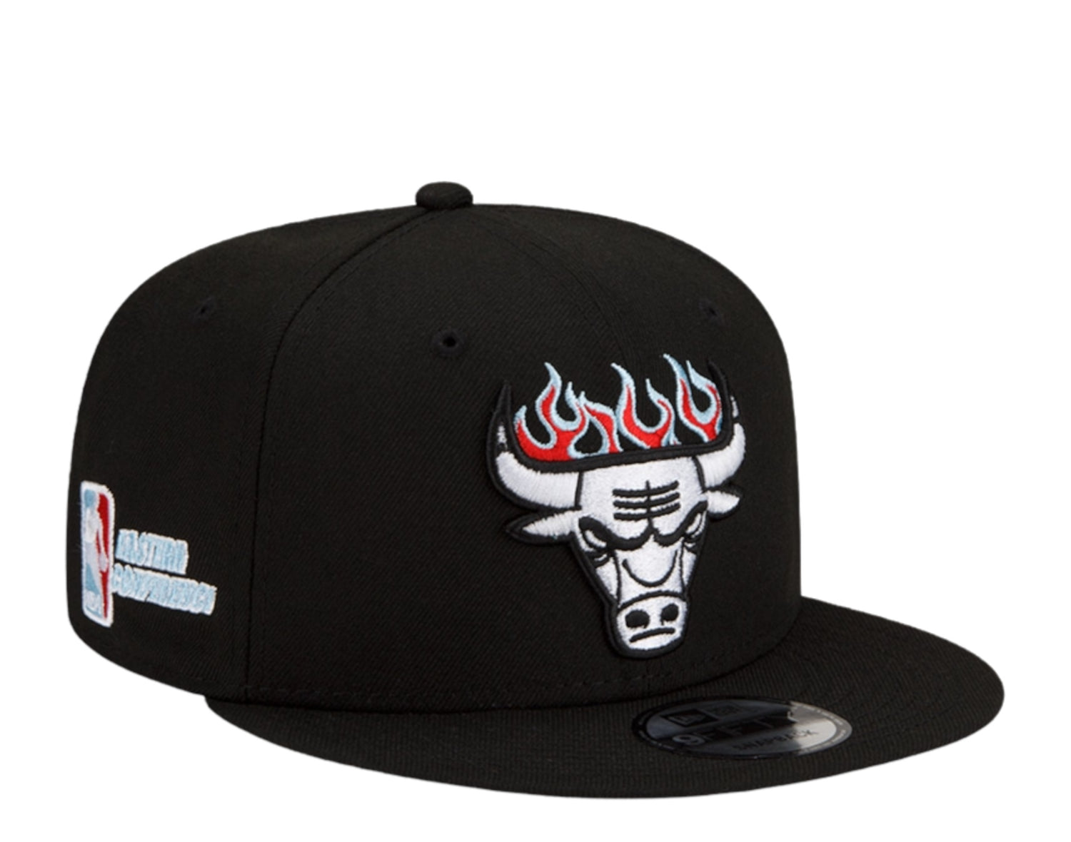 New Era 9Fifty NBA Chicago Bulls Team Fire Snapback Hat w/Blue Undervisor