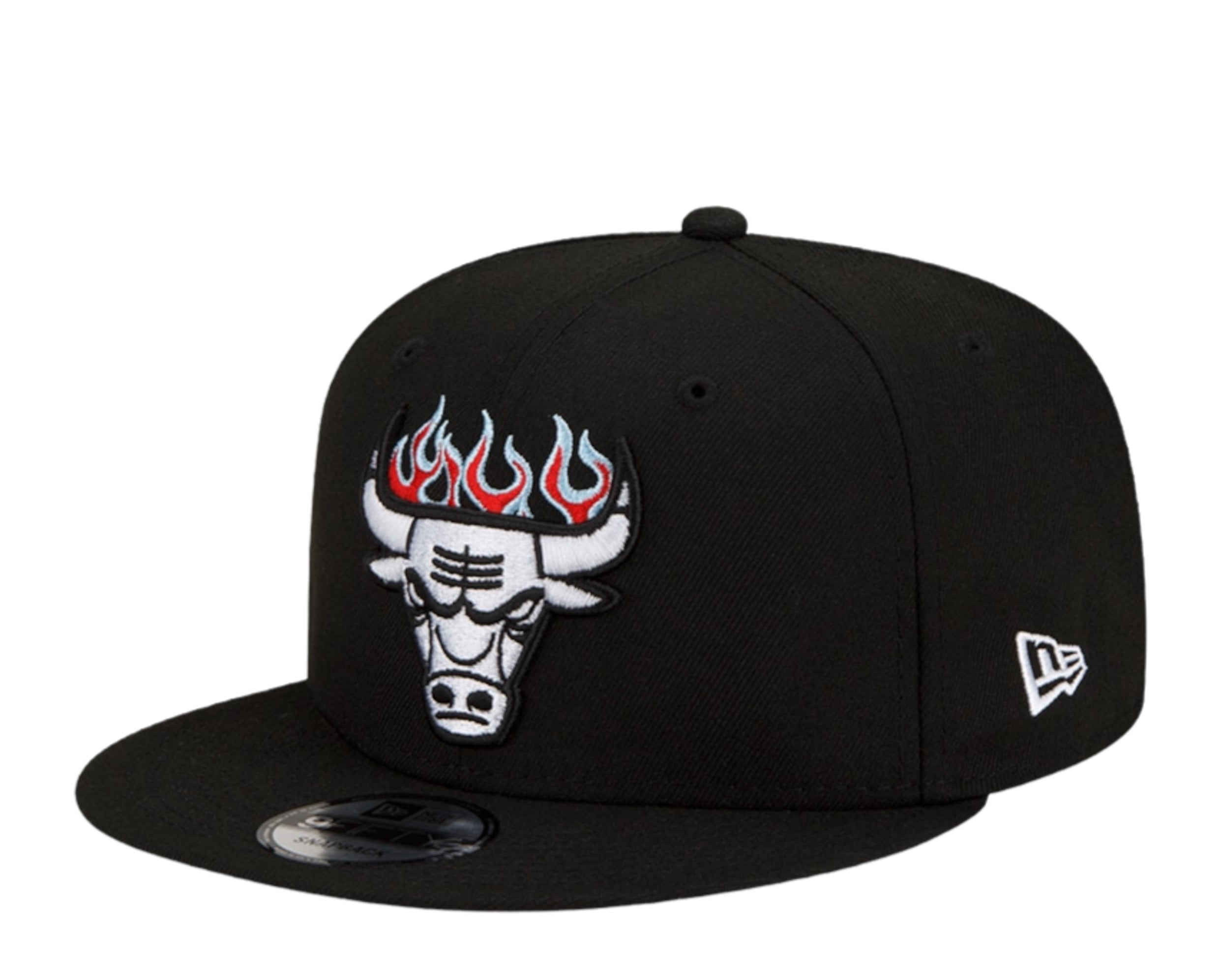 New Era 9FIFTY Golden State Warriors Team Fire Snapback Hat Black