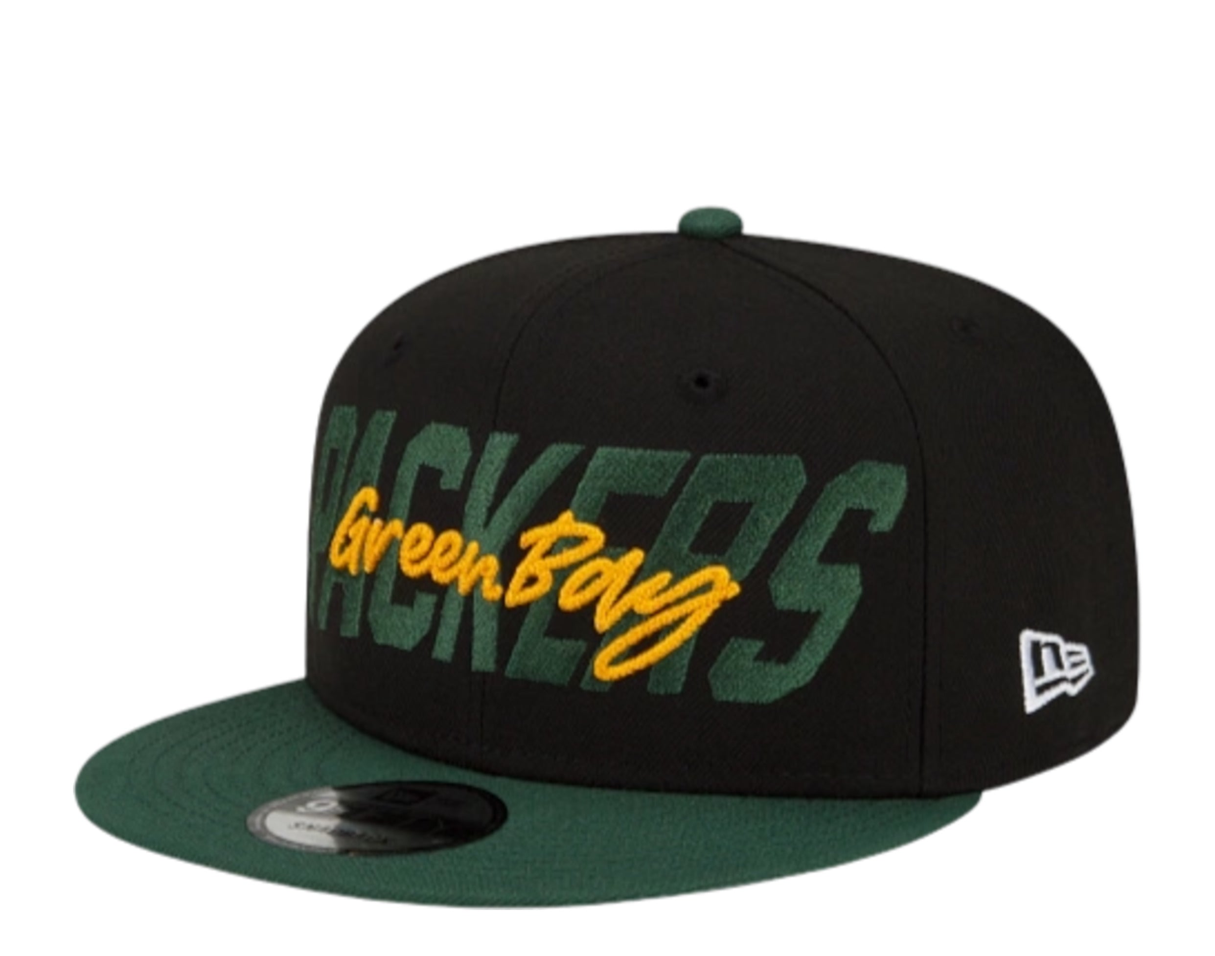 New Era Green Bay Packers Side Font 9FIFTY Snapback Hat