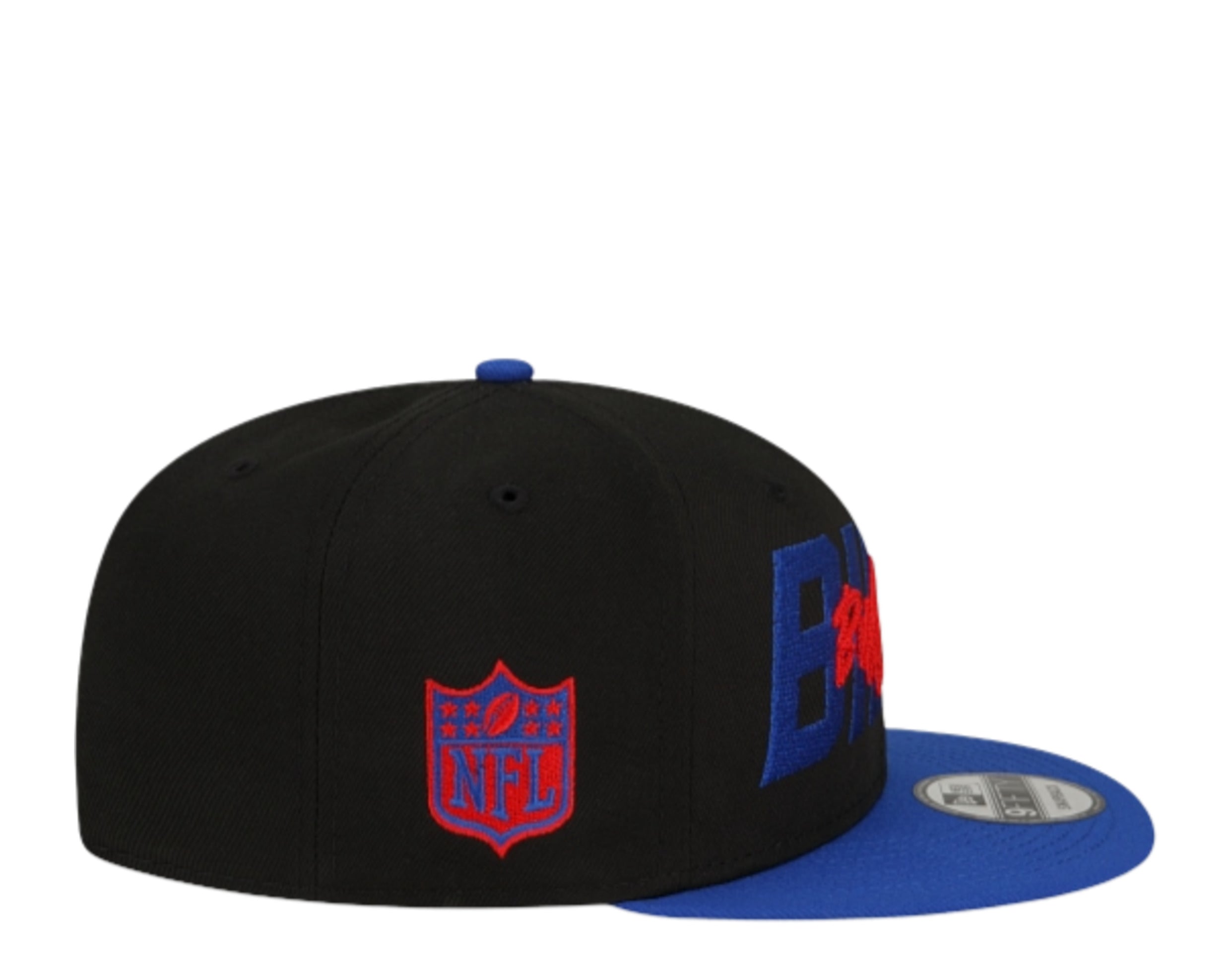 Buffalo Bills NFL New Era 9fifty 2022 draft day snapback hat black