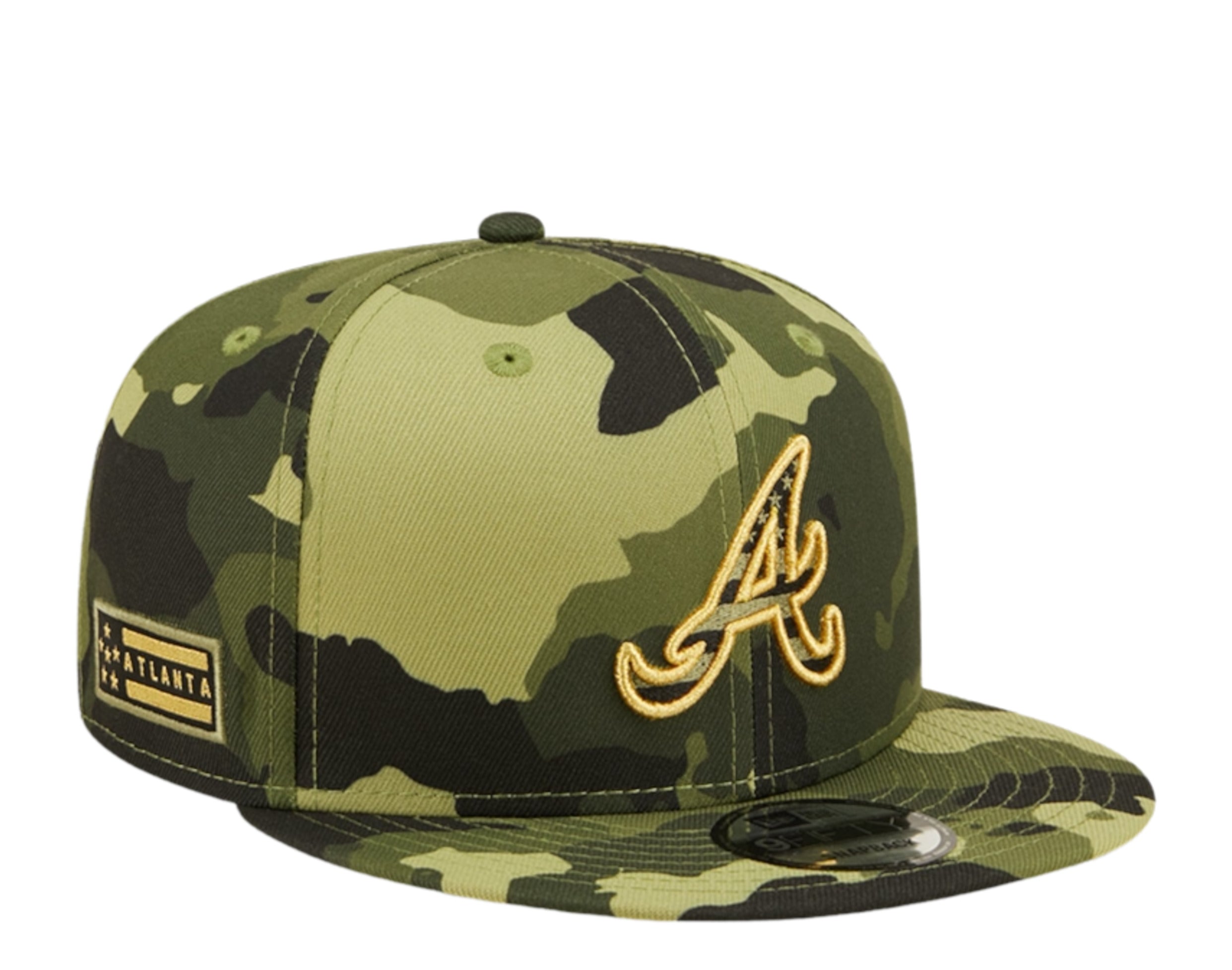 New Era 9Fifty MLB Atlanta Braves Armed Forces Weekend Snapback Hat