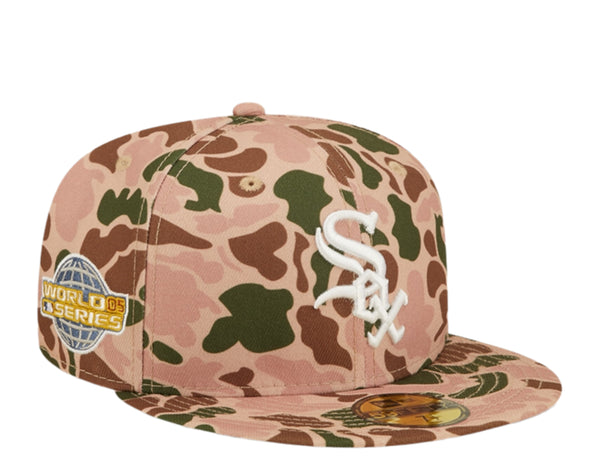 New Era Detroit Tigers Fitted Orange Bottom Duck Camo White