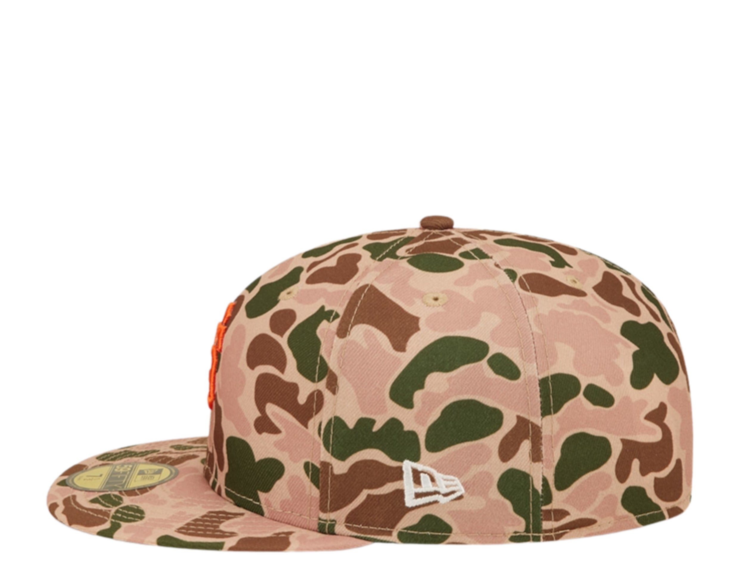 New Era 59FIFTY MLB San Francisco Giants Duck Camo Fitted Hat 7 1/2