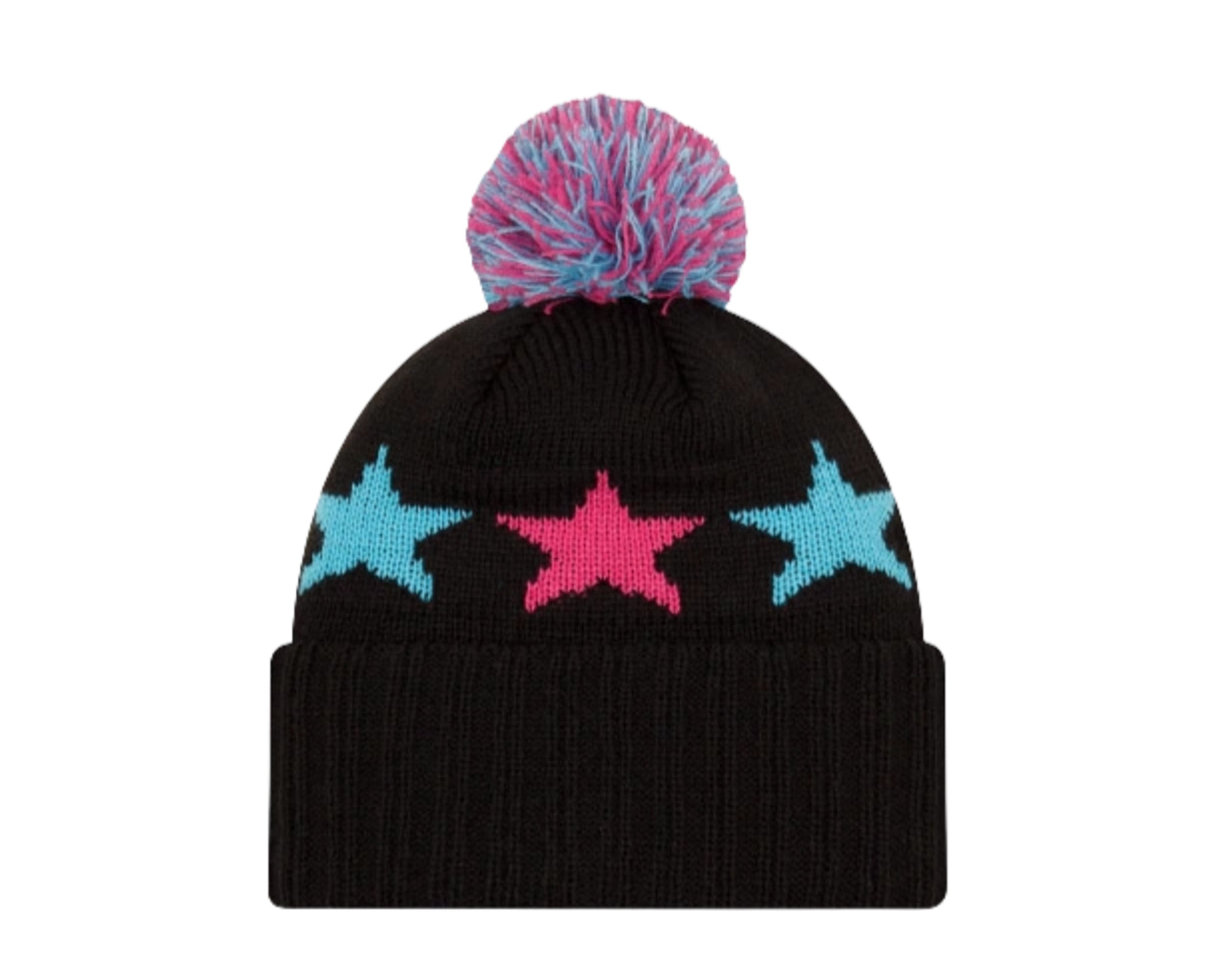 New Era NBA All Star Game Starry Pom Knit Cuff Beanie