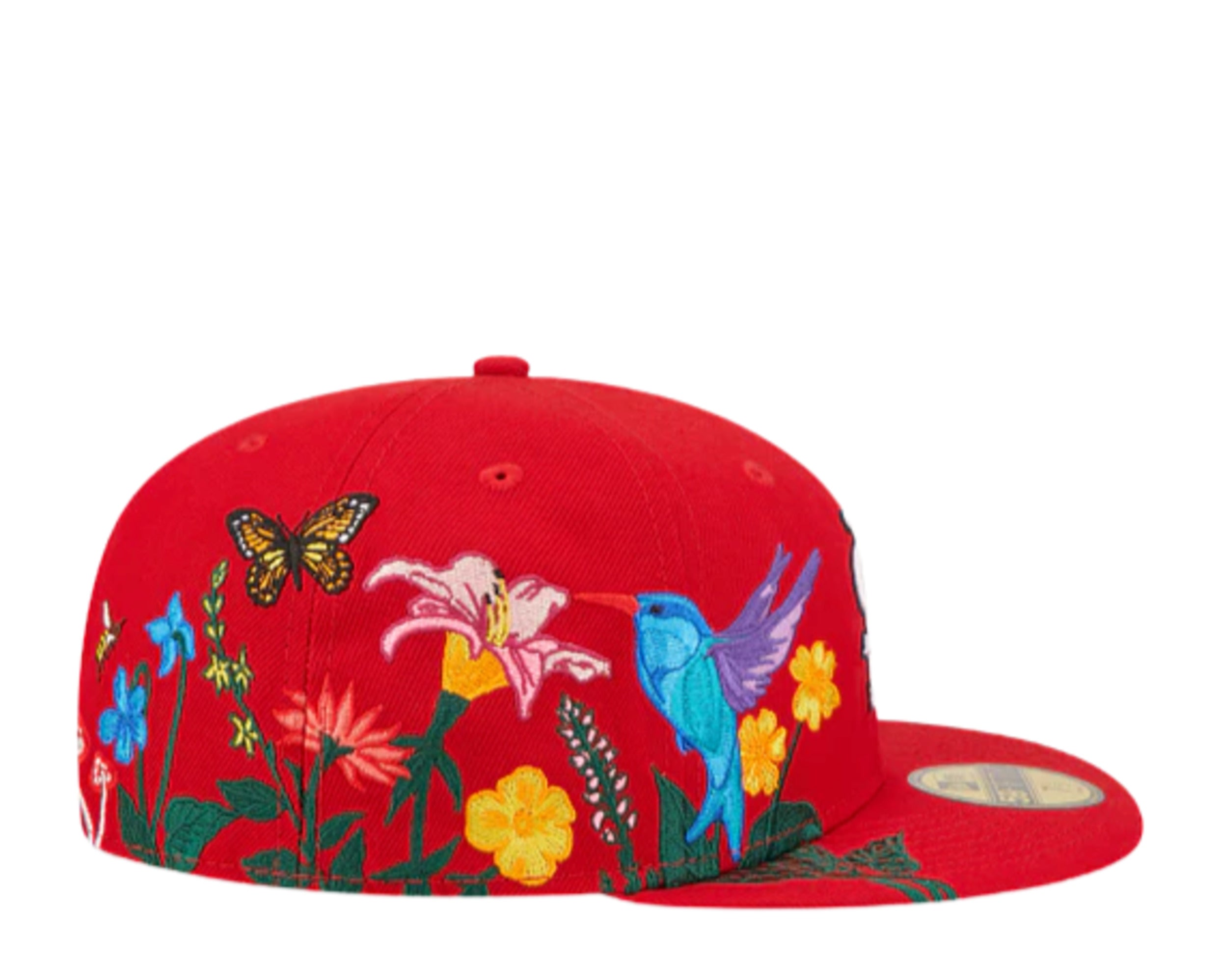 St. Louis Cardinals Bloom Sidepatch 59FIFTY Fitted Hat Pink UV / 7 5/8