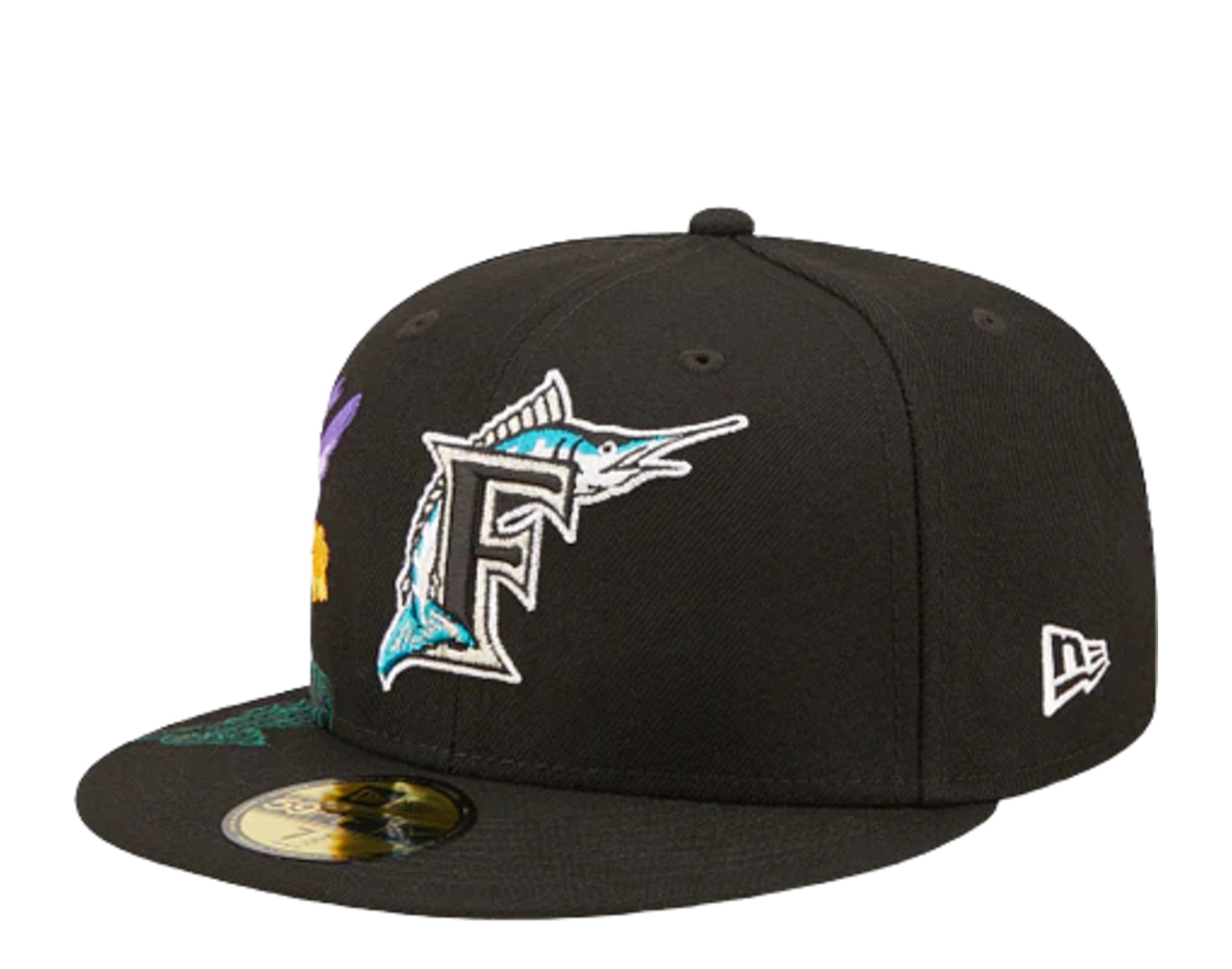 New Era 59Fifty MLB Miami Marlins Blooming Fitted Hat