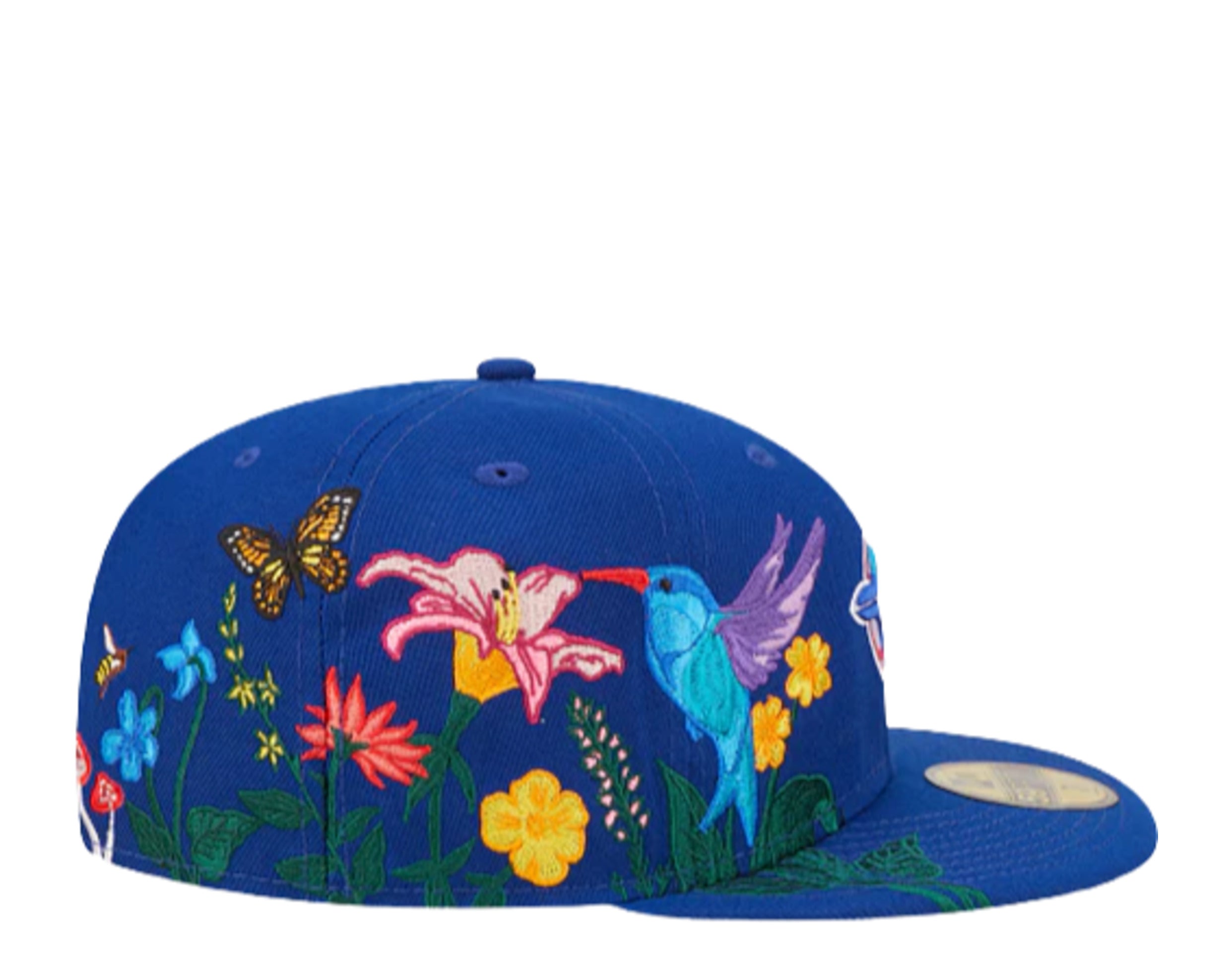 Toronto Blue Jays Floral Print Brim New Era Fitted Hat – Sports