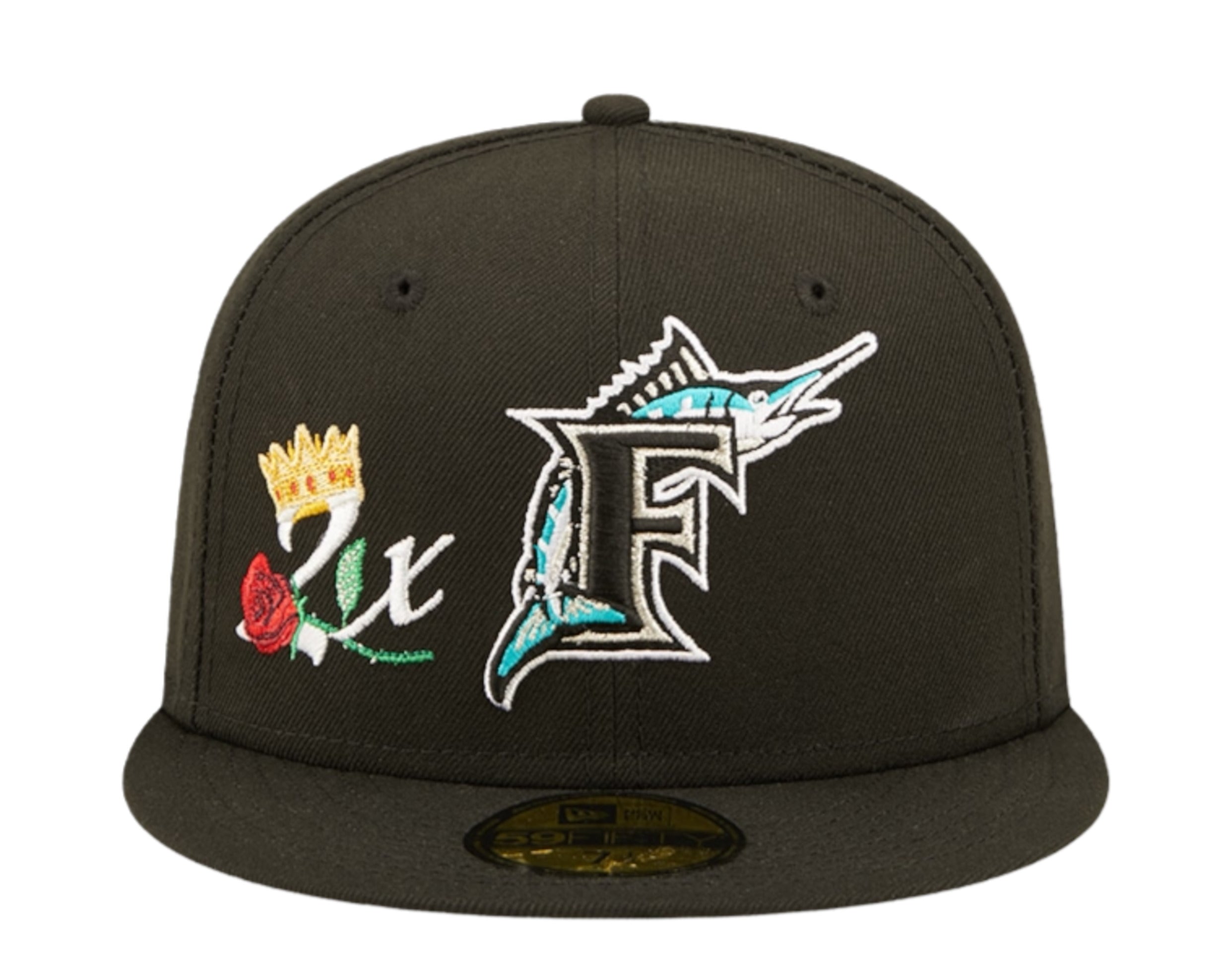 New Era 59Fifty MLB Florida Marlins Crown Champs WS Fitted Hat