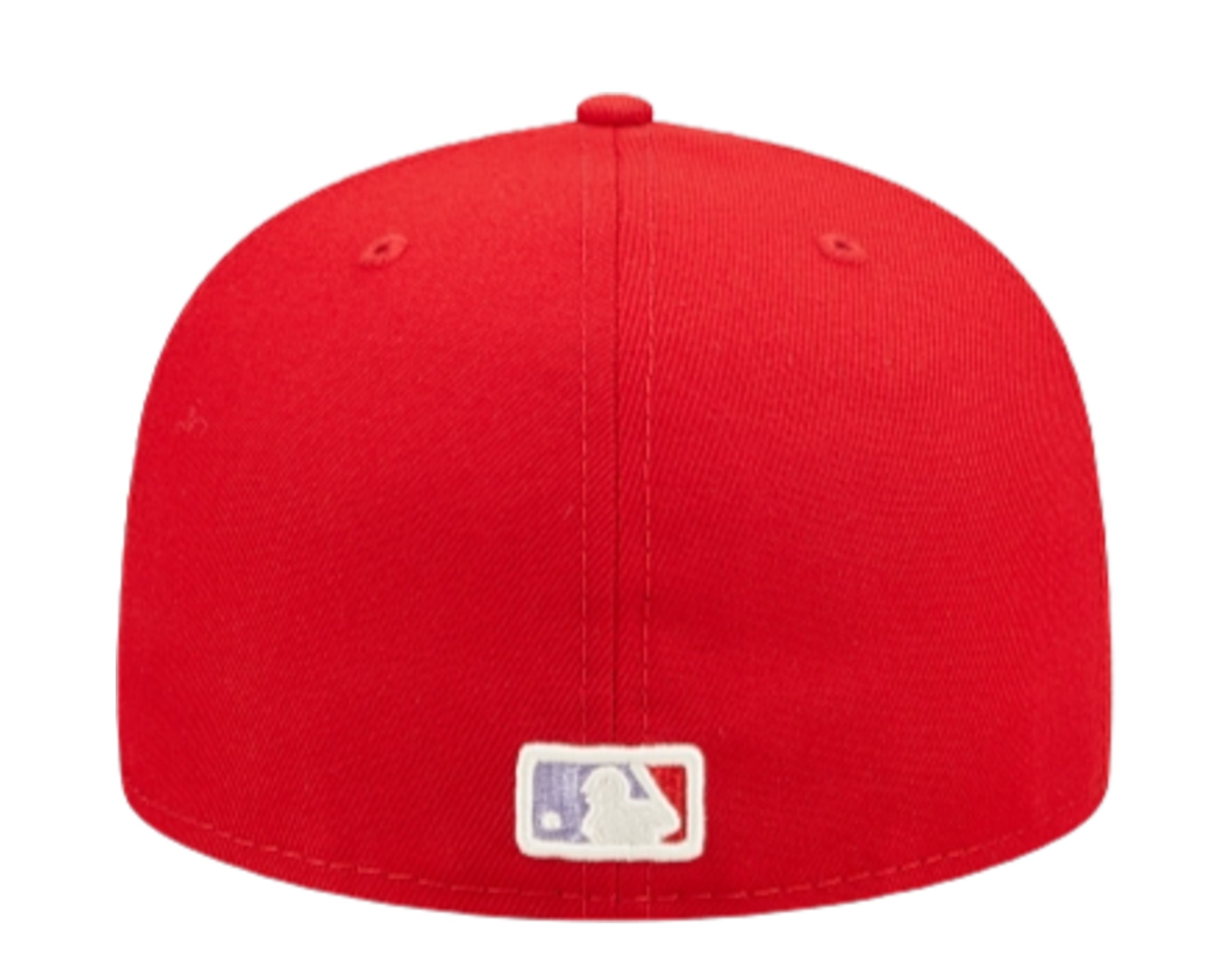 Men's St. Louis Cardinals New Era White/Red Pinstripe Baseball T-Shirt