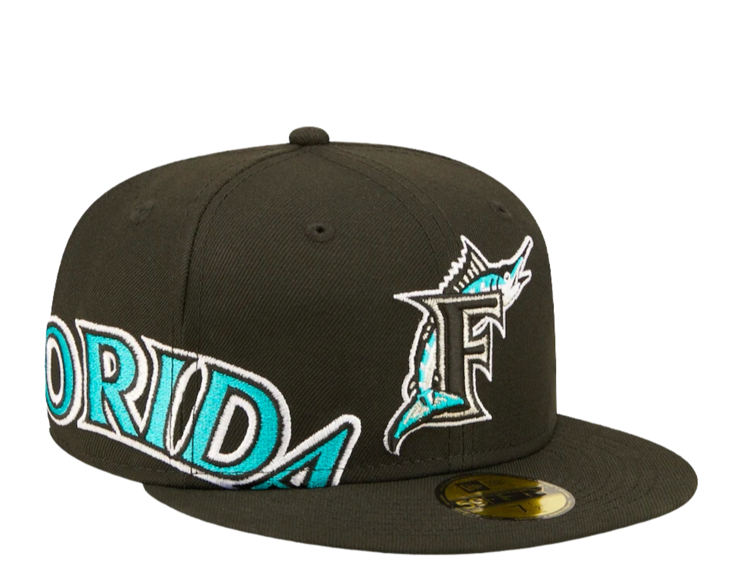 New Era 59Fifty MLB Florida Marlins Sidesplit Fitted Hat