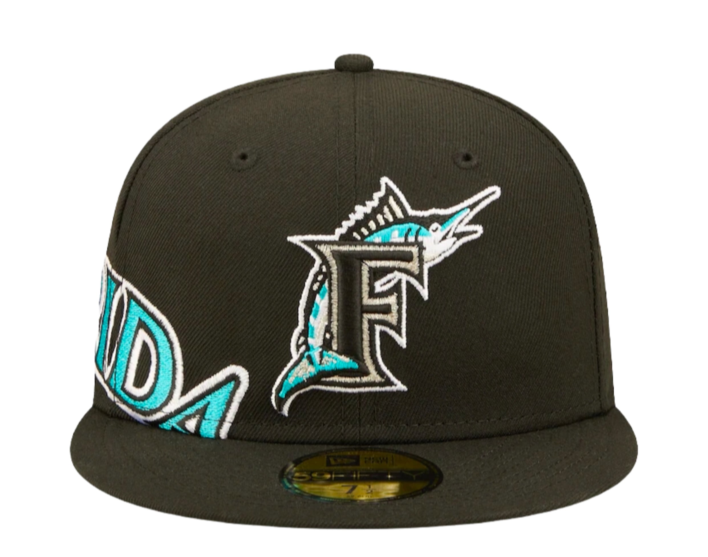 New Era 59Fifty MLB Florida Marlins Sidesplit Fitted Hat