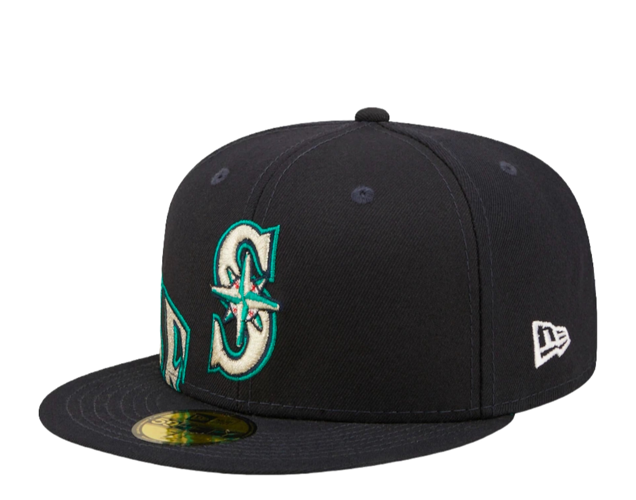 New Era 59Fifty MLB Seattle Mariners Sidesplit Fitted Hat