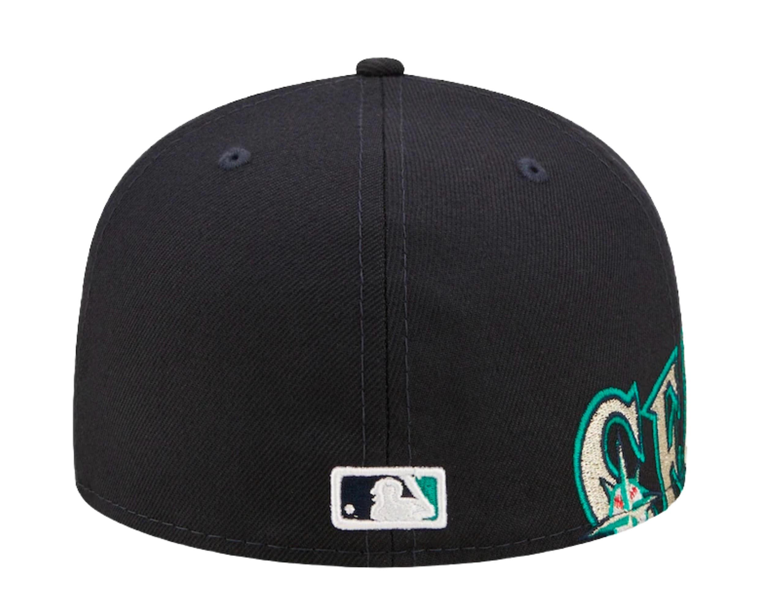 Seattle Mariners New Era Custom Gray/Tie Dye Side Patch 59FIFTY Fitted Hat, 7 5/8 / Gray