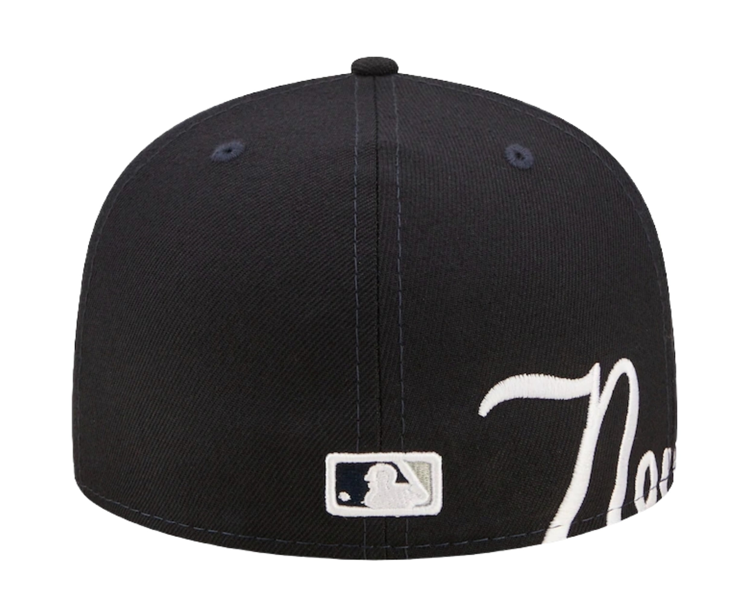 Retro Jersey Script New York Yankees 59FIFTY Fitted Cap D03_468