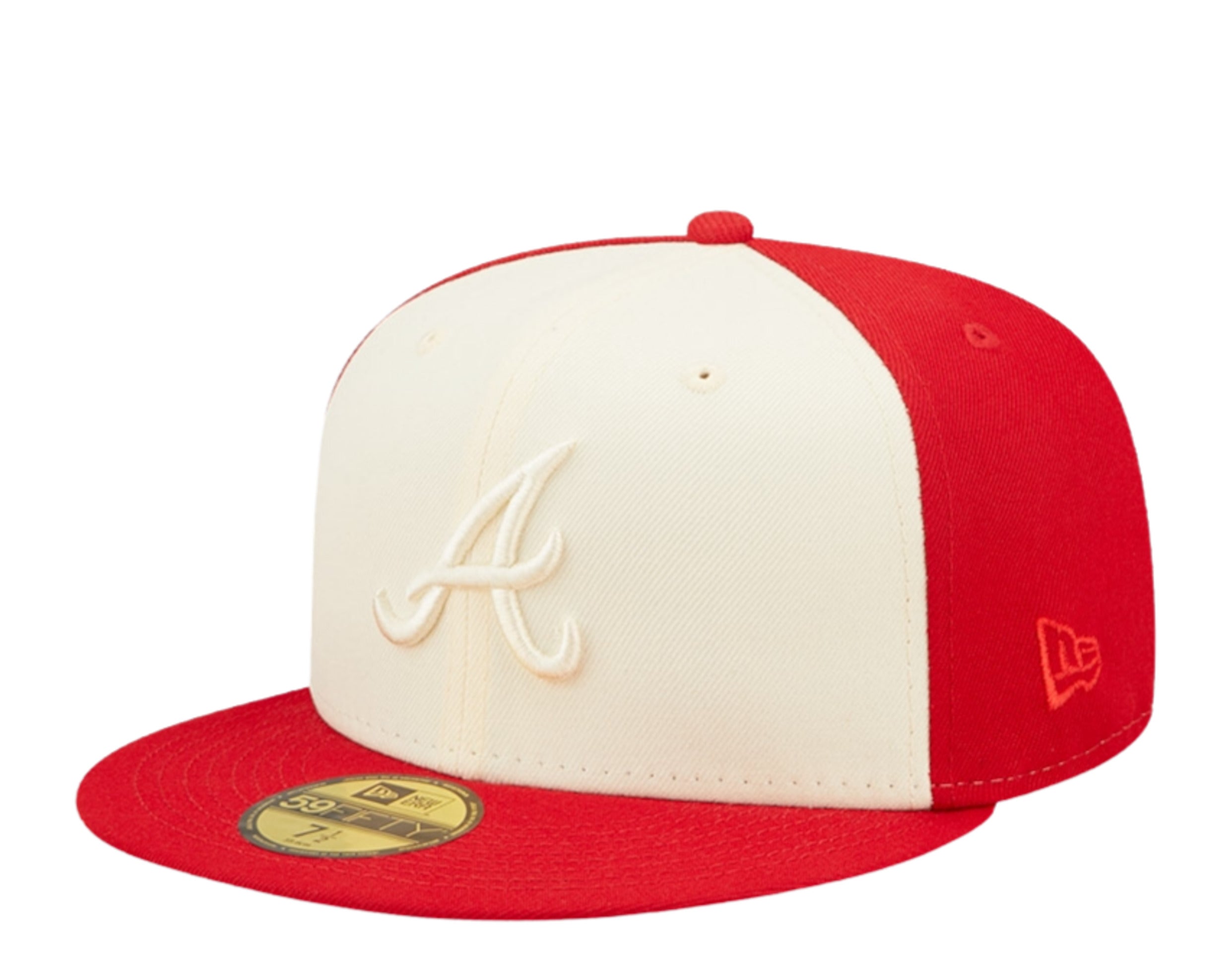 Atlanta Braves Basic 59FIFTY Red New Era Fitted Hat