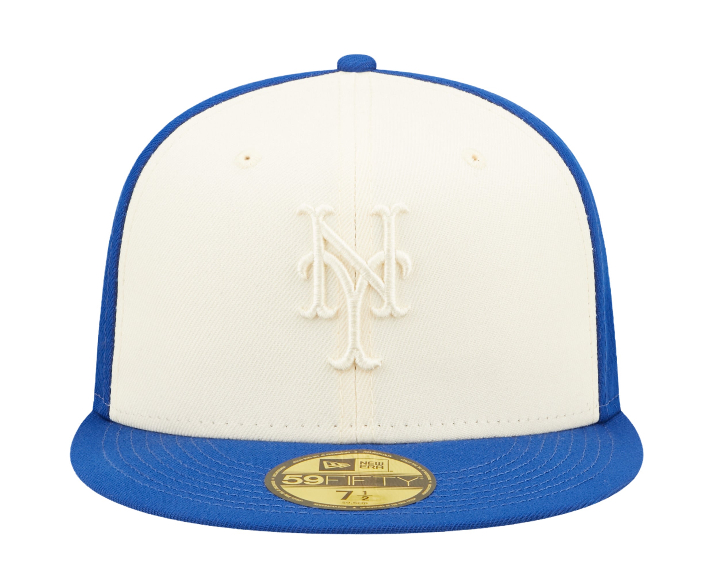New Era New York Mets 59FIFTY Embroidered Fitted Hat 7 1/2