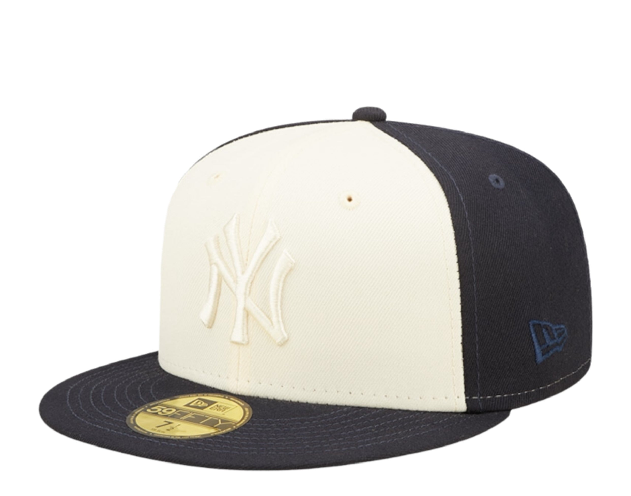 New York Yankees Hat Baseball Cap Fitted 7 1/2 New Era Red Black MLB Retro  NYY