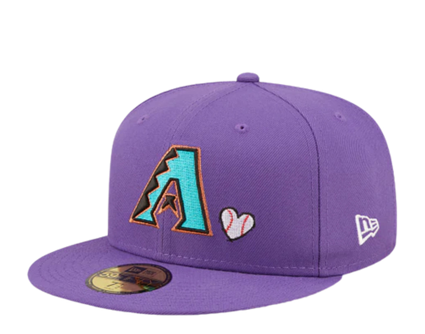 New Era 59Fifty MLB Arizona Diamondbacks Team Heart Fitted Hat