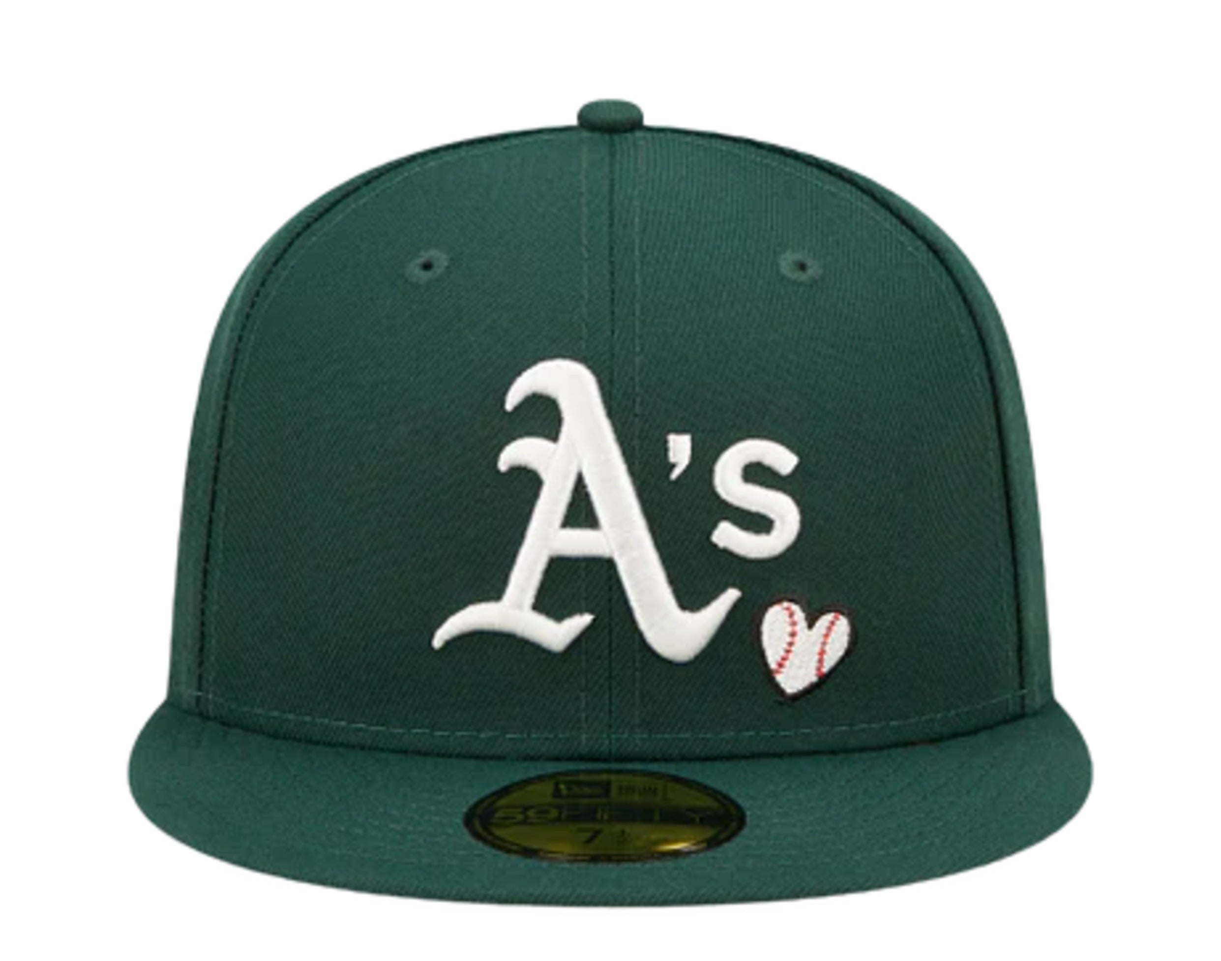 New Era 59Fifty MLB Oakland Athletics Team Heart Fitted Hat