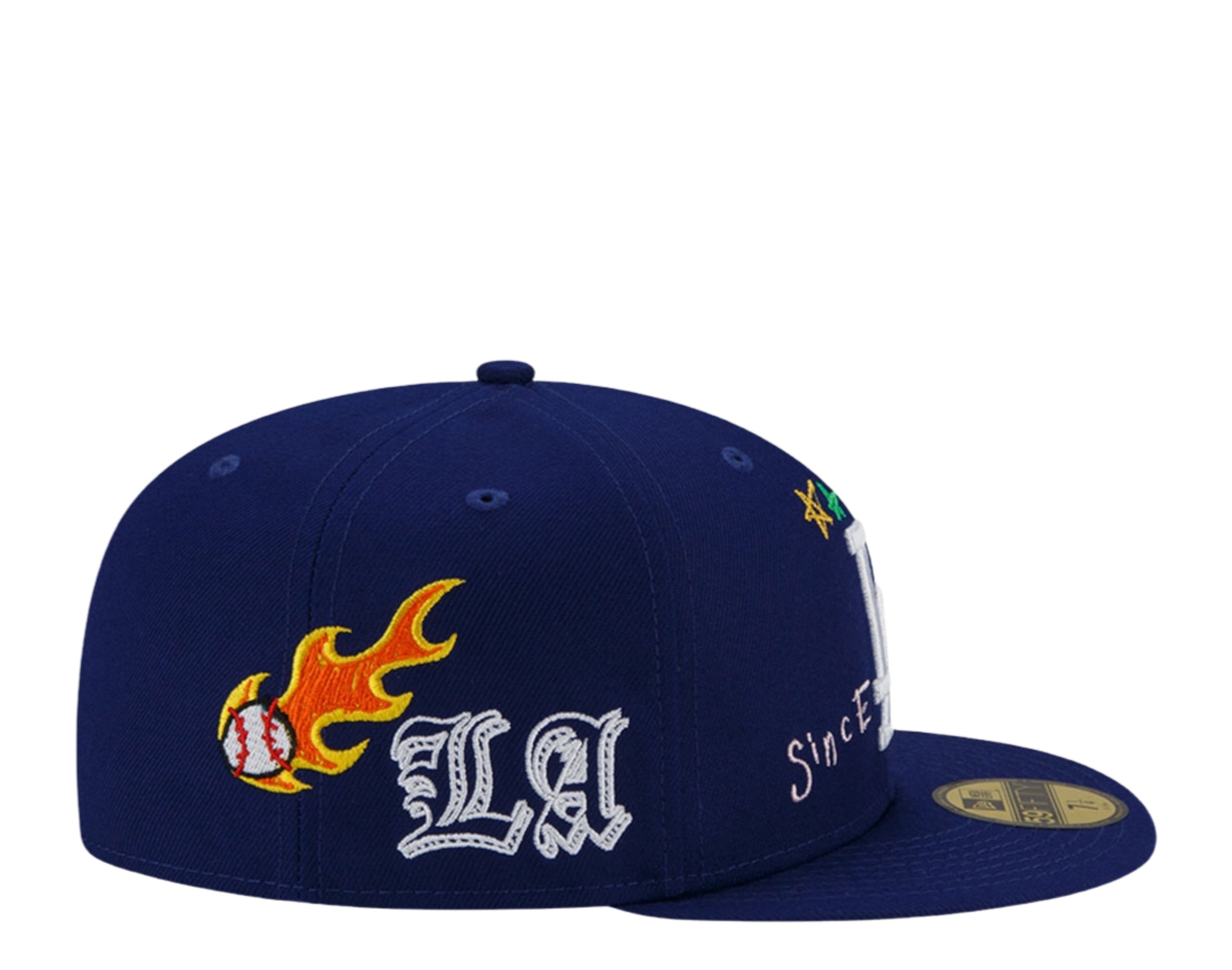 New Era 59Fifty MLB Los Angeles Dodgers Scribble Fitted Hat