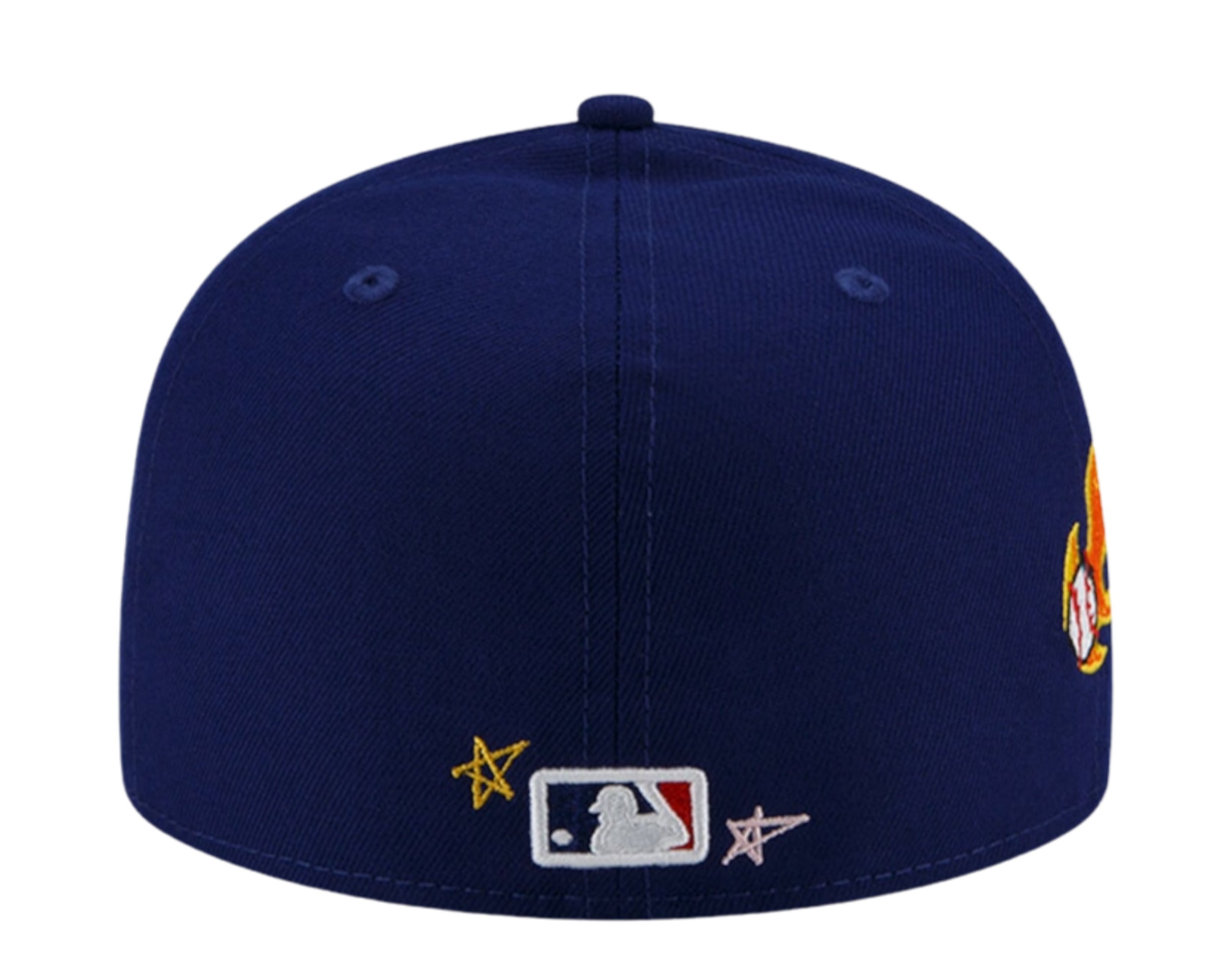 Royal Blue Los Angeles Dodgers Scribble New Era 59FIFTY Fitted 77/8