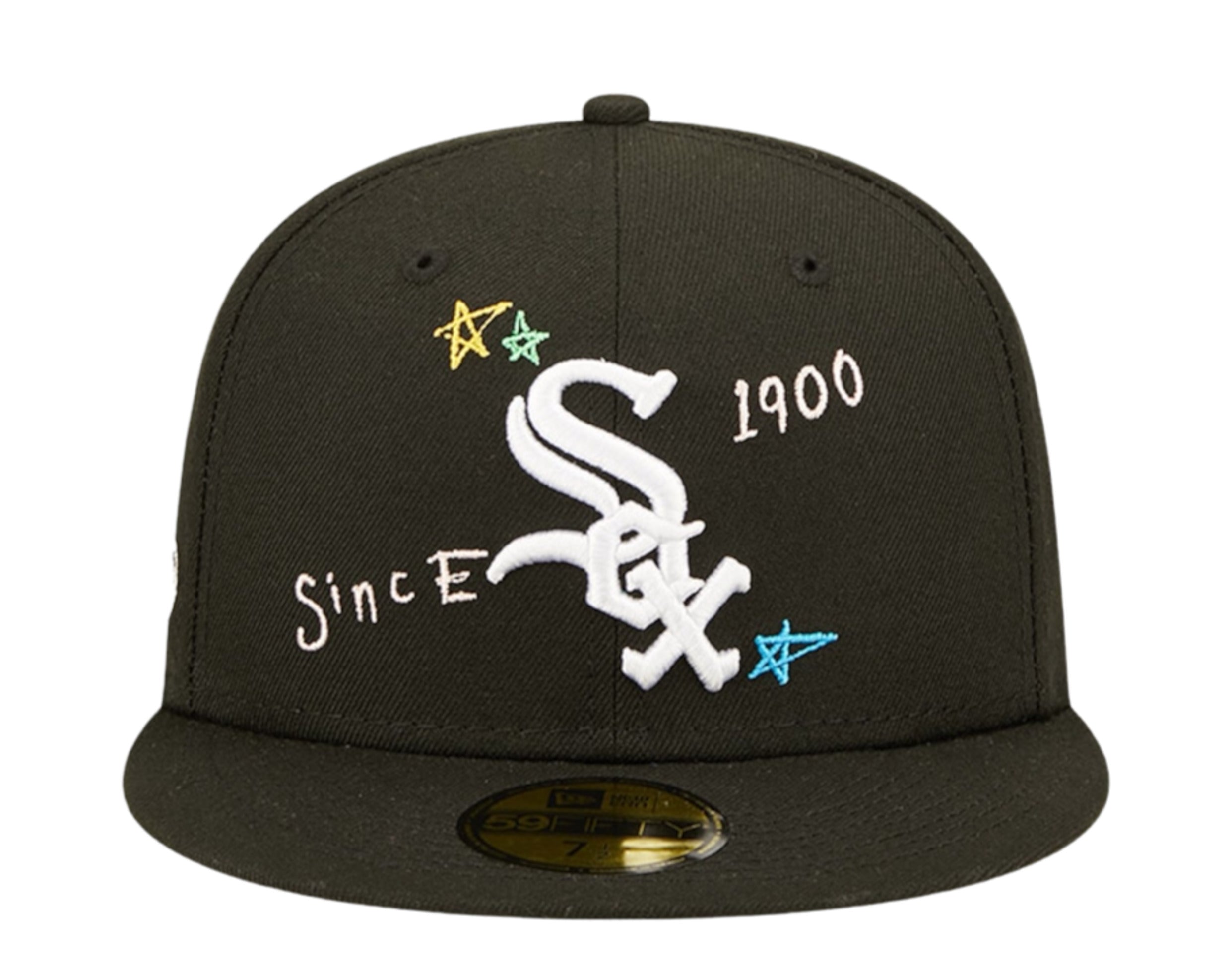 1960 Chicago White Sox Artwork: Color Block 100% Cotton Square Patch Hat