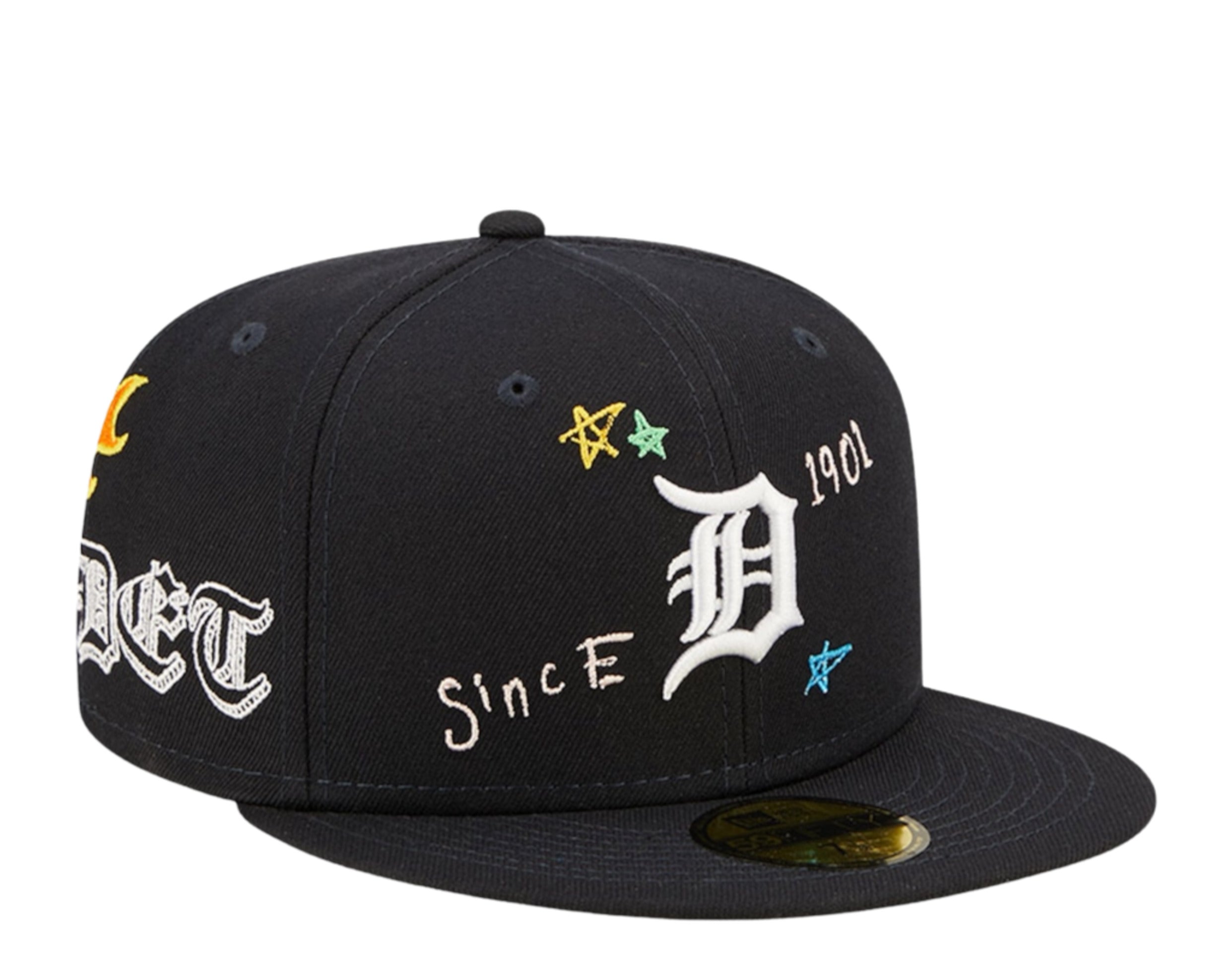 New Era 59Fifty MLB Detroit Tigers Scribble Fitted Hat