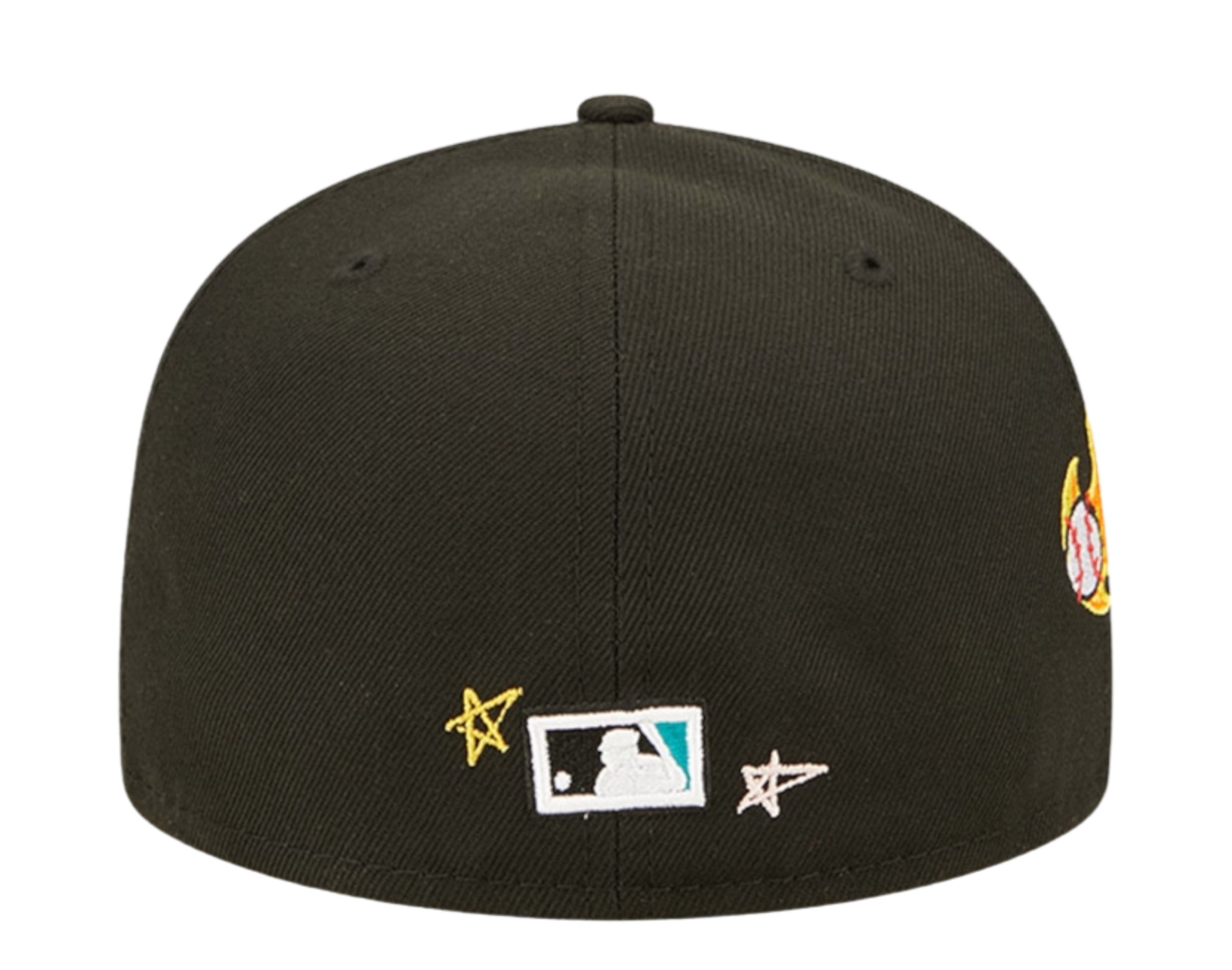 New Era 59Fifty MLB Florida Marlins Scribble Fitted Hat