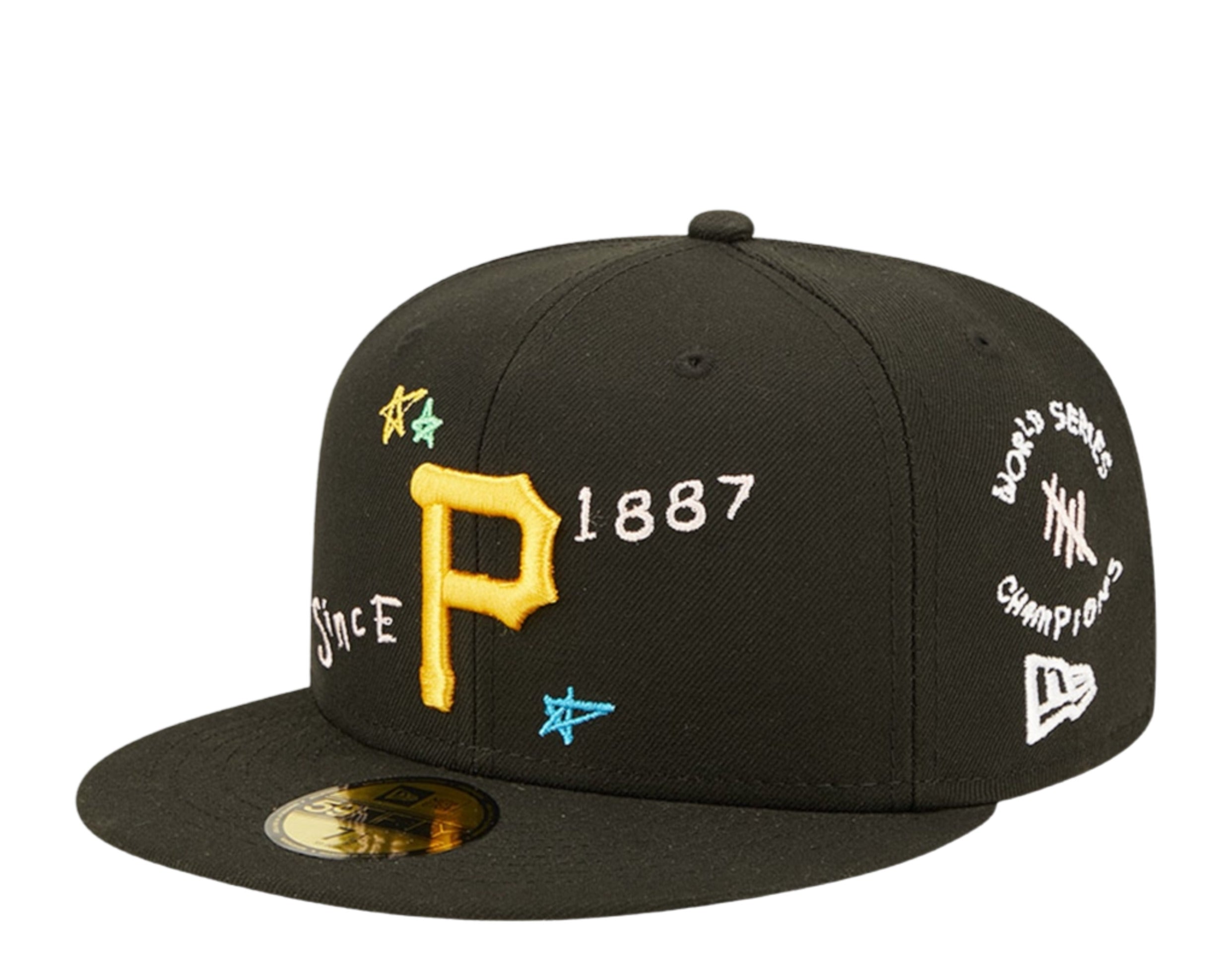 New Era 59Fifty MLB Pittsburgh Pirates Scribble Fitted Hat