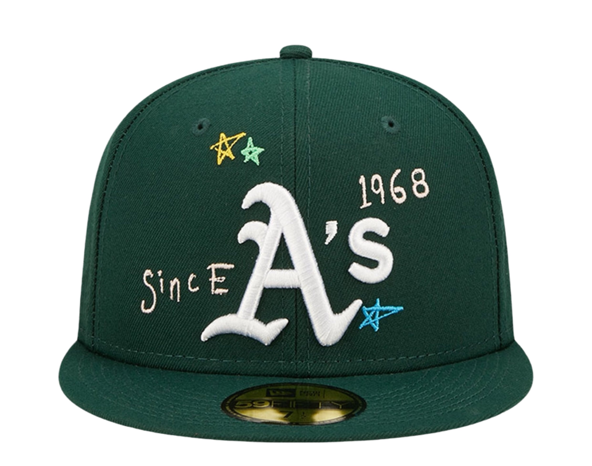 Oakland A's MLB Vintage Sports Specialties Fitted Hat
