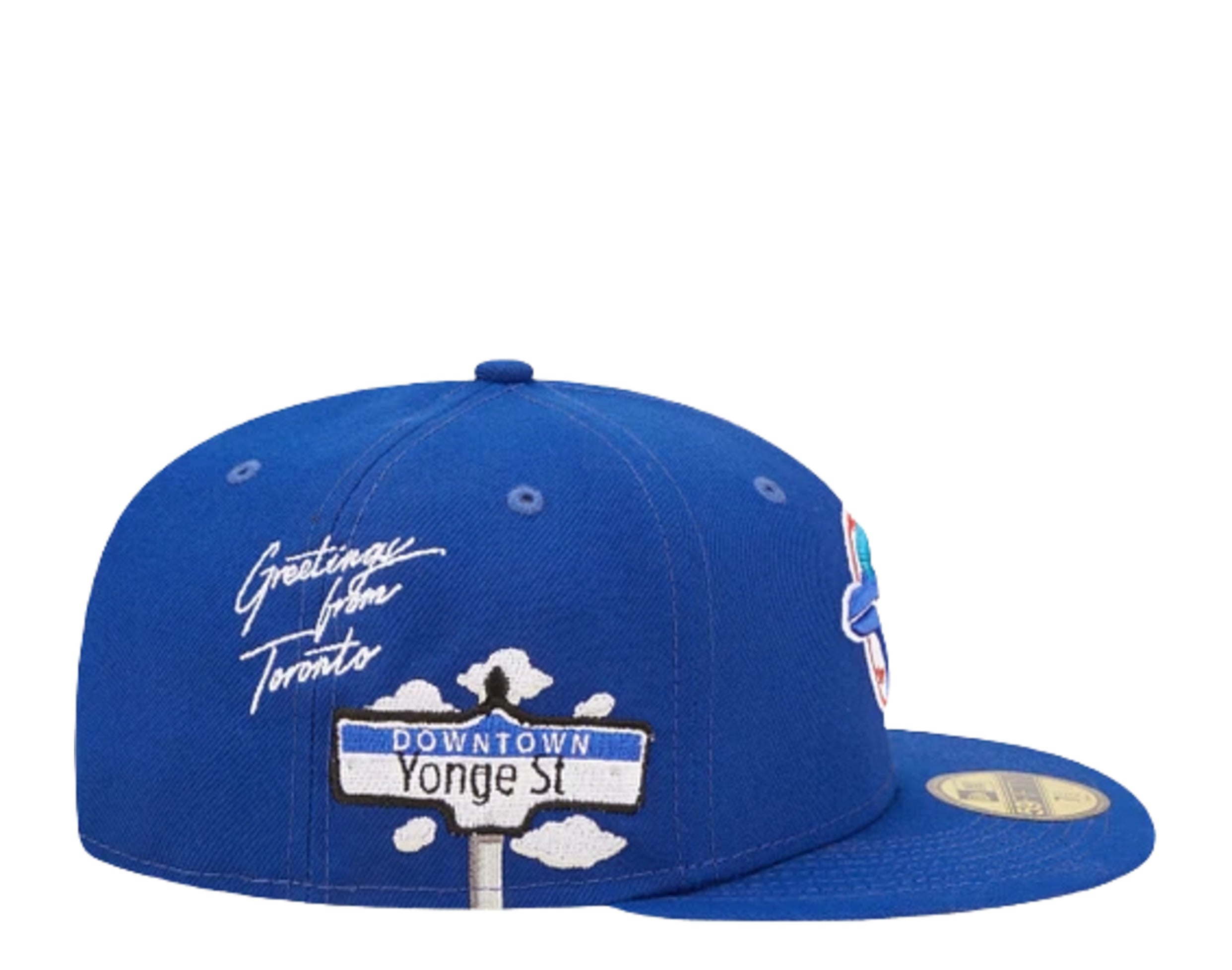 New Era 59Fifty MLB Toronto Blue Jays Cloud Icon Fitted Hat