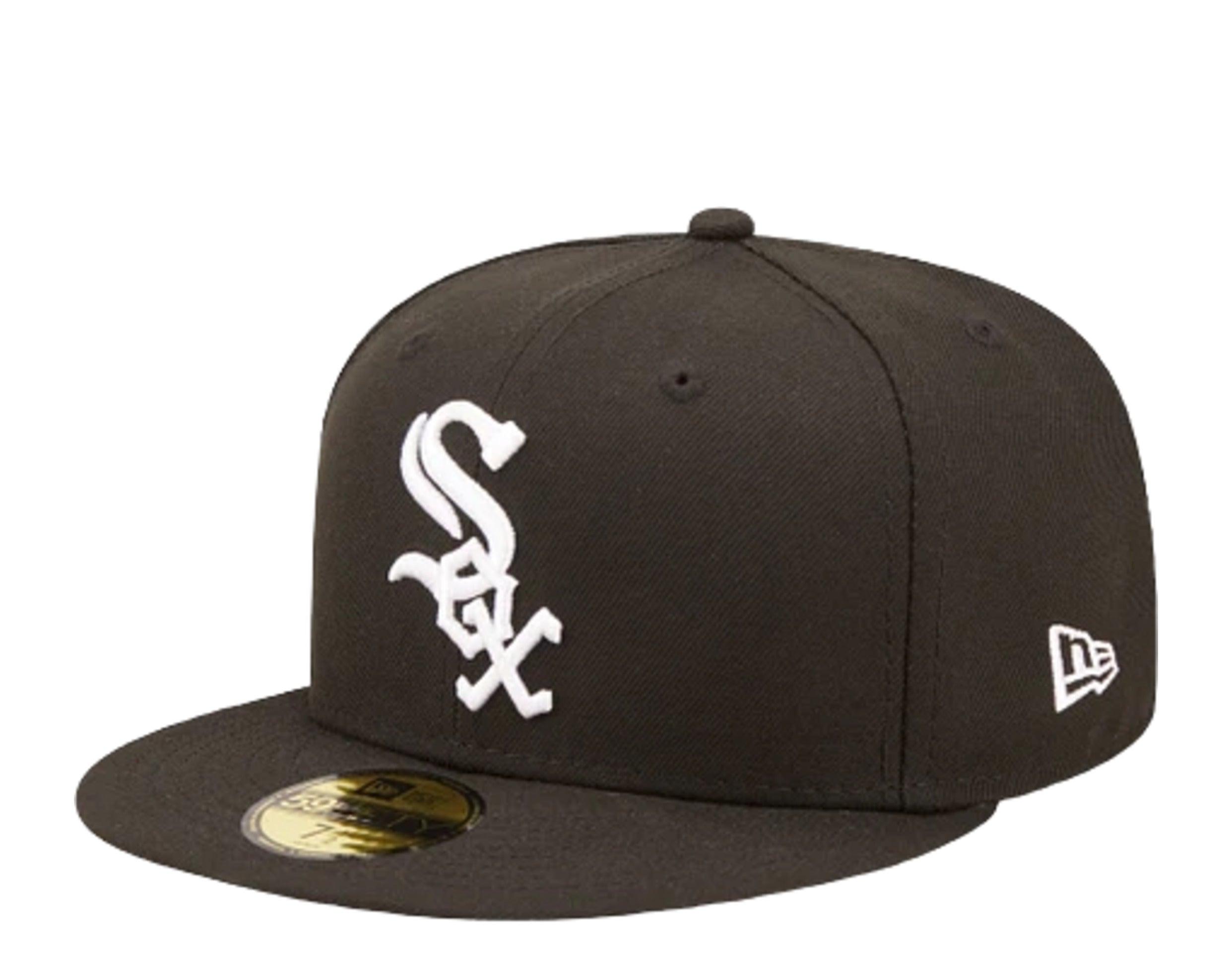 New Era 59FIFTY Chicago White Sox Cloud Icon Fitted Hat Black