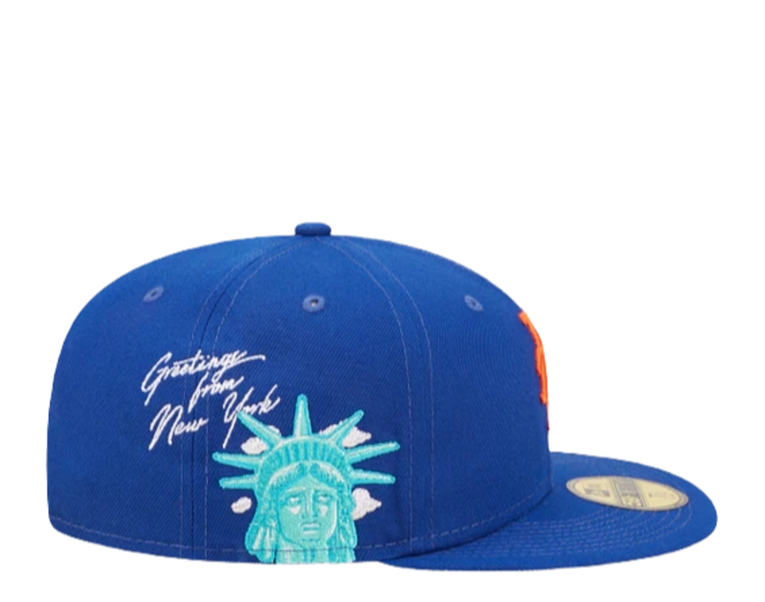 New Era 59FIFTY MLB New York Mets Cloud Icon Fitted Hat 7 5/8