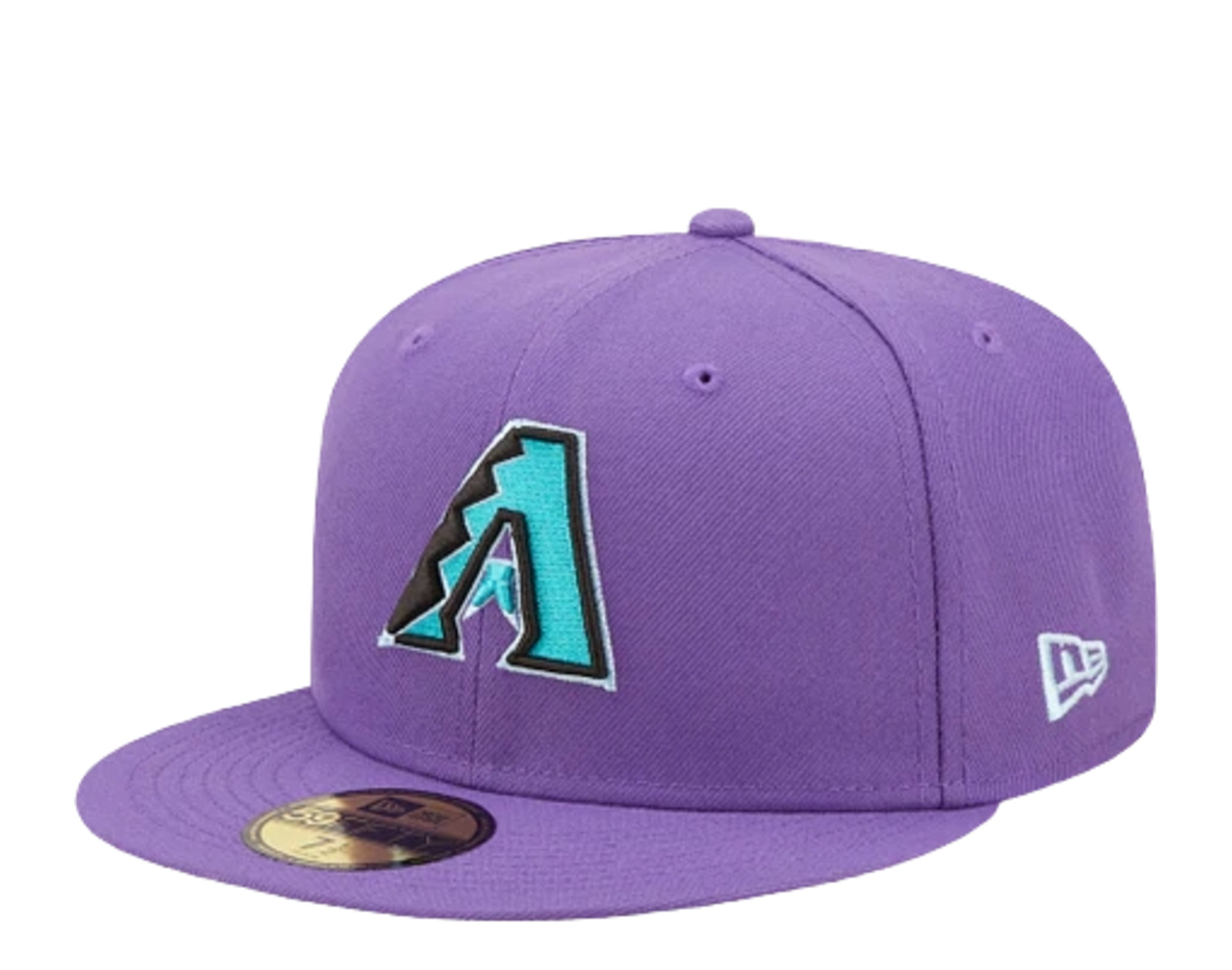 New Era L.A. Anaheim Angels Fitted Pink Bottom Green Pink Sky  (50Th  Anniversary Embroidery)