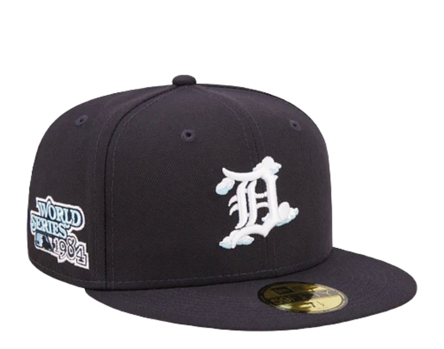 Detroit Tigers Comic Cloud Navy World Series New Era 59fifty fitted hat cap