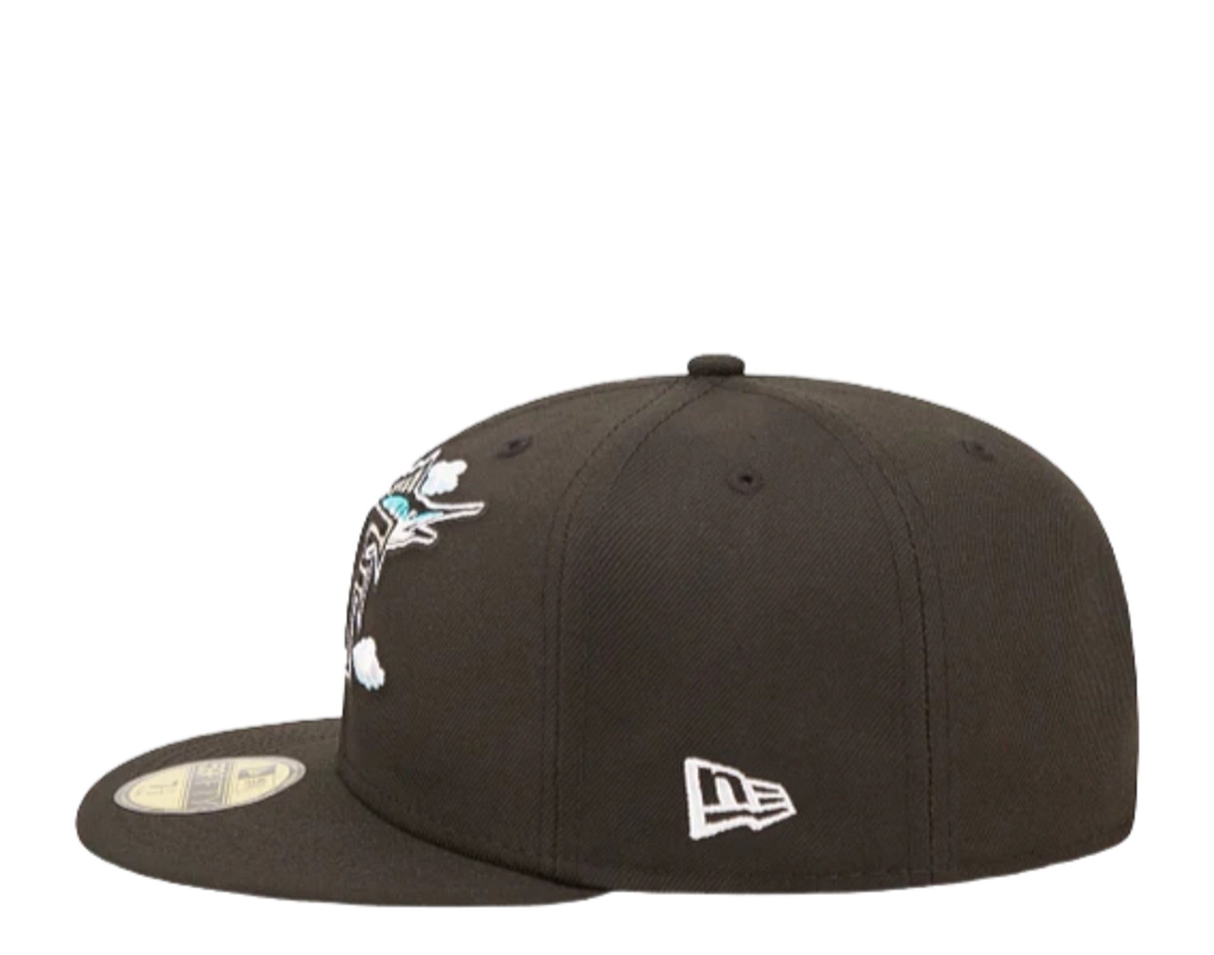 Florida Marlins Mitchell & Ness Fitted Bases Loaded Coop Cap Hat