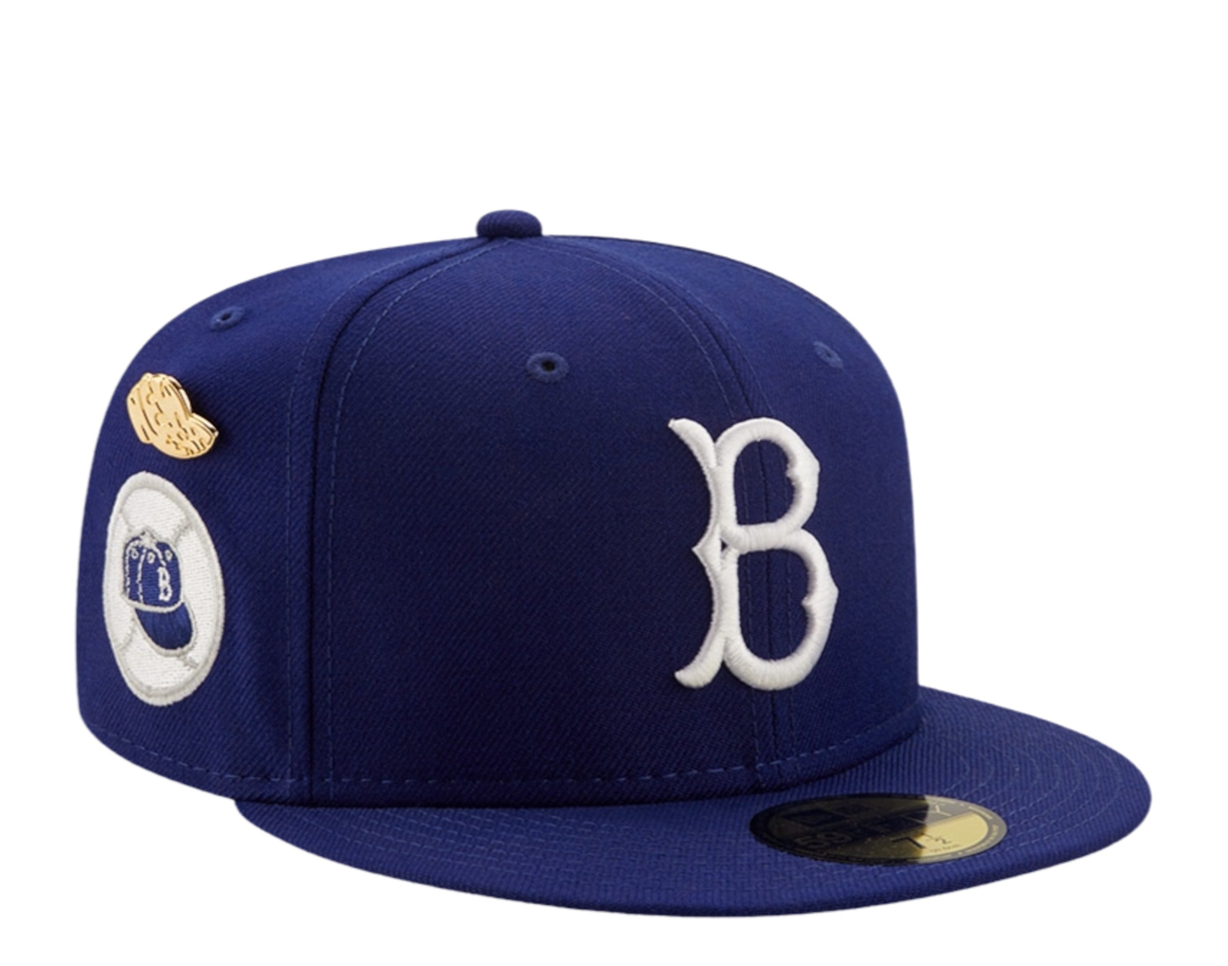 New Era 59Fifty MLB Brooklyn Dodgers 1955 Logo History Fitted Hat