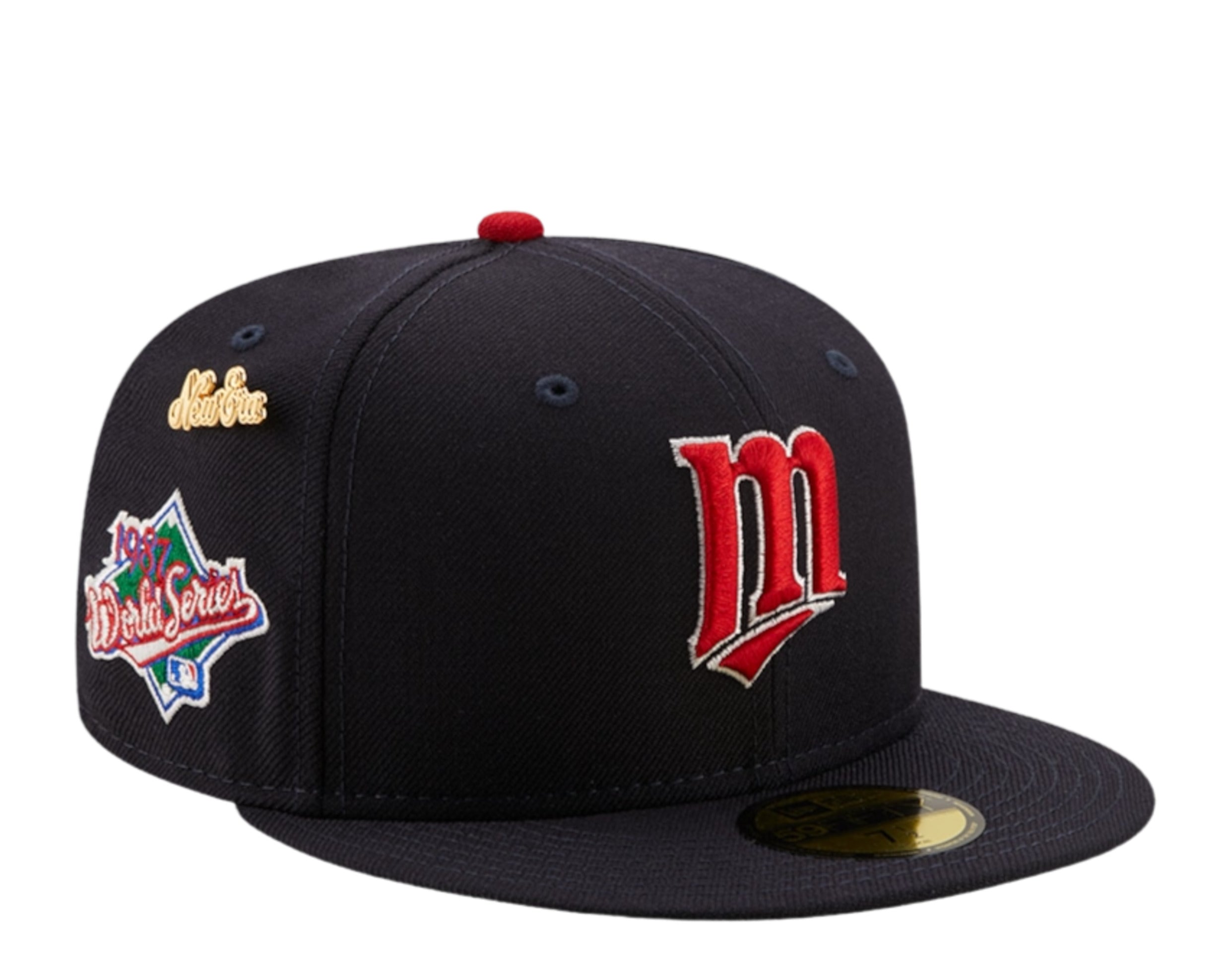 New Era 59Fifty MLB Minnesota Twins 1987 Logo History Fitted Hat