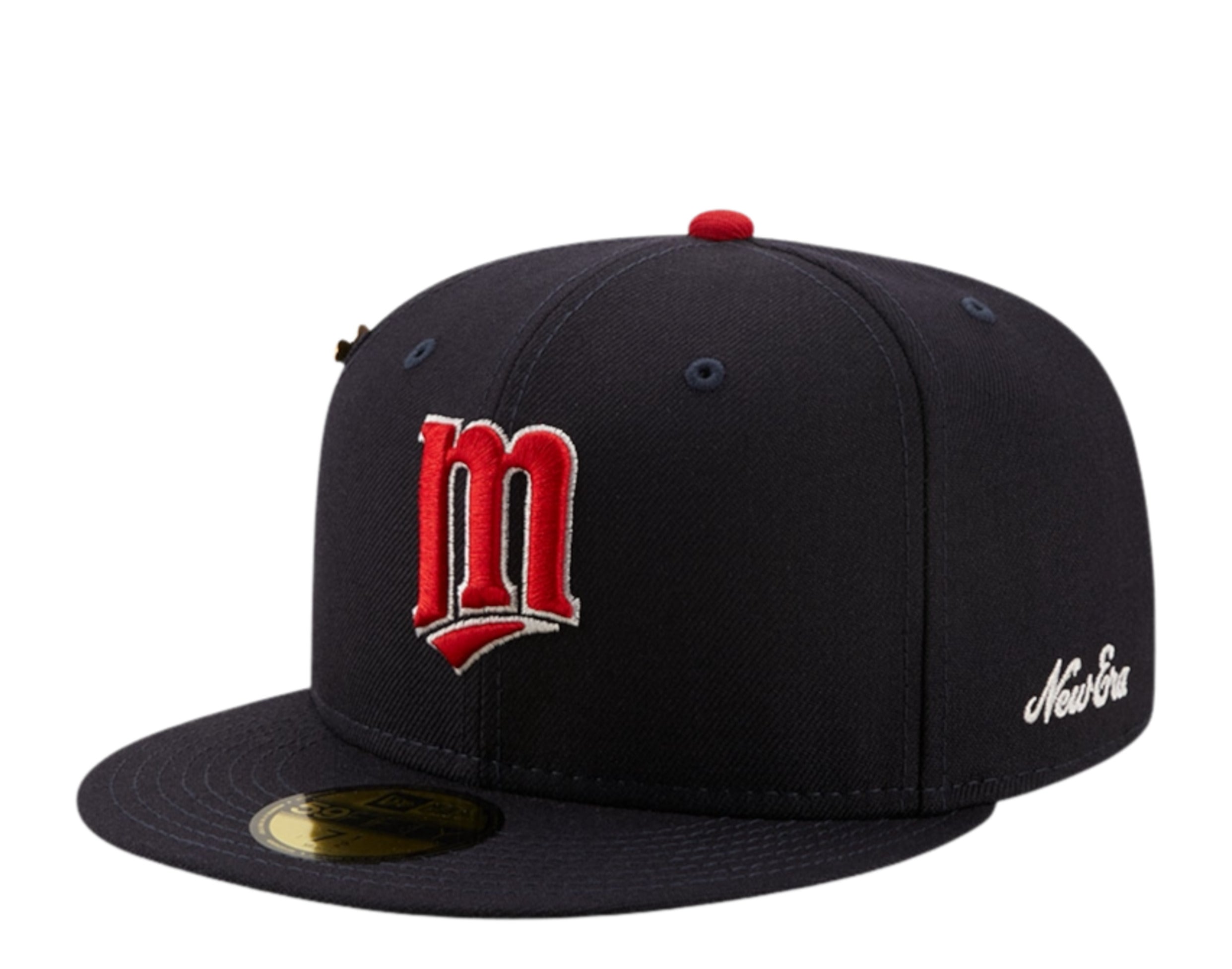 Minnesota Twins Hat Cap Snapback MLB Baseball Vintage 90s New Era USA Retro  M