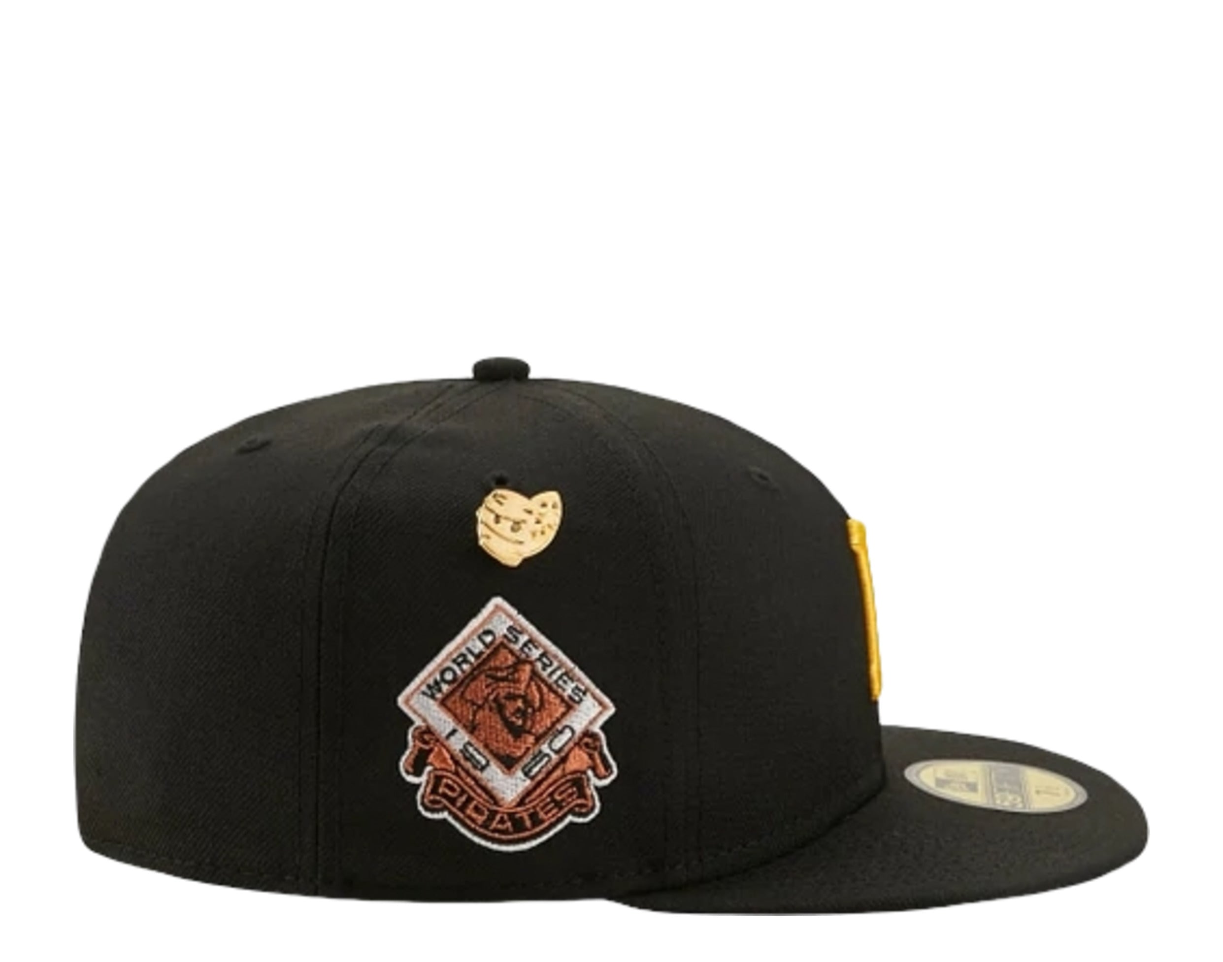 New Era 59Fifty MLB Pittsburgh Pirates 1960 Logo History Fitted Hat