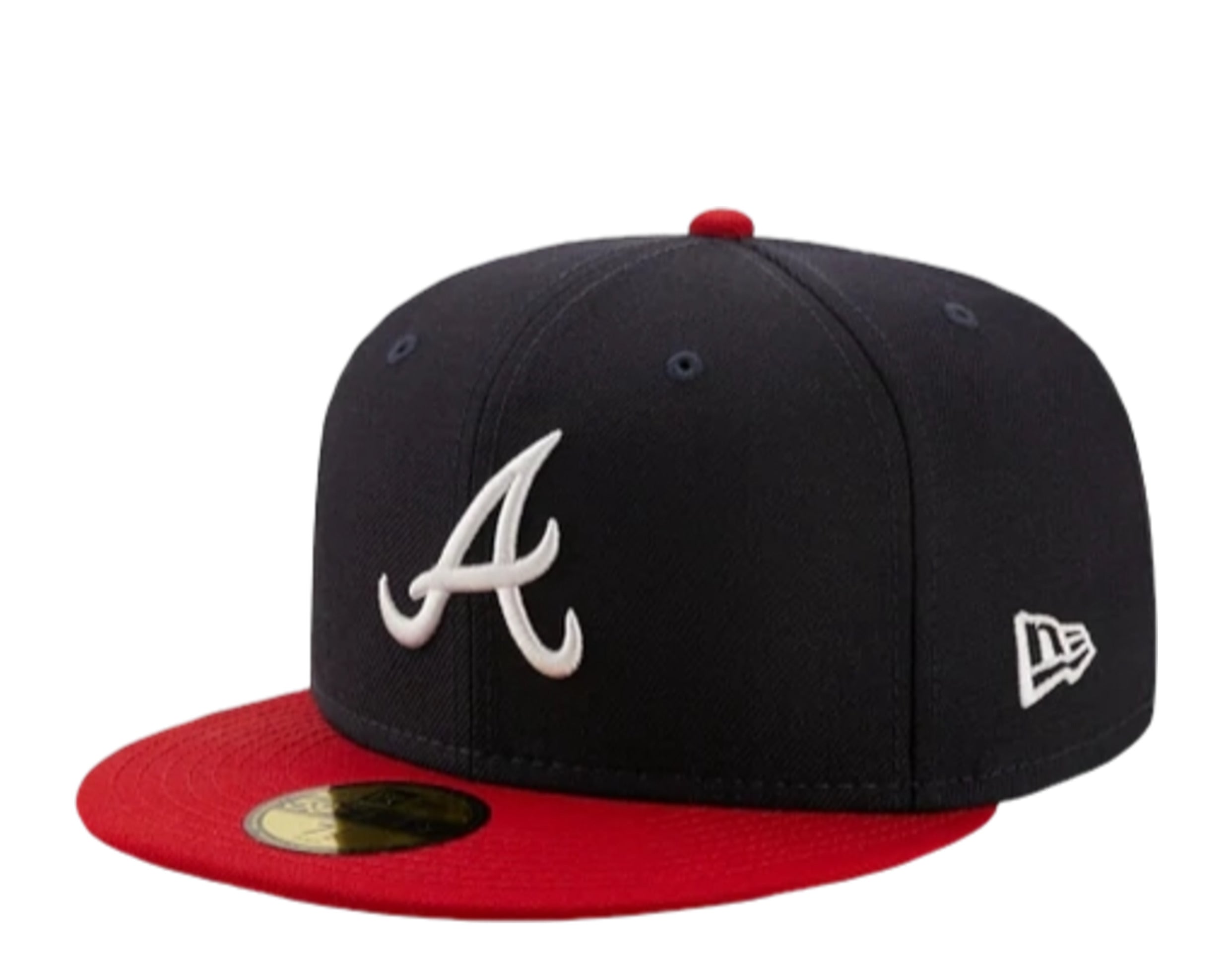 Men's Atlanta Braves New Era Pink 1995 World Series Red Undervisor 59FIFTY  Fitted Hat