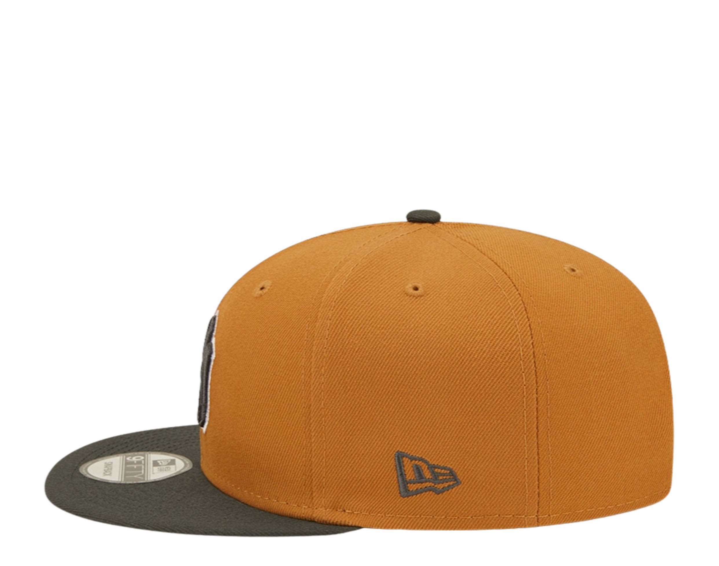 Colorado Rockies New Era Color Pack 2-Tone 9FIFTY Snapback Hat - Brown/Black