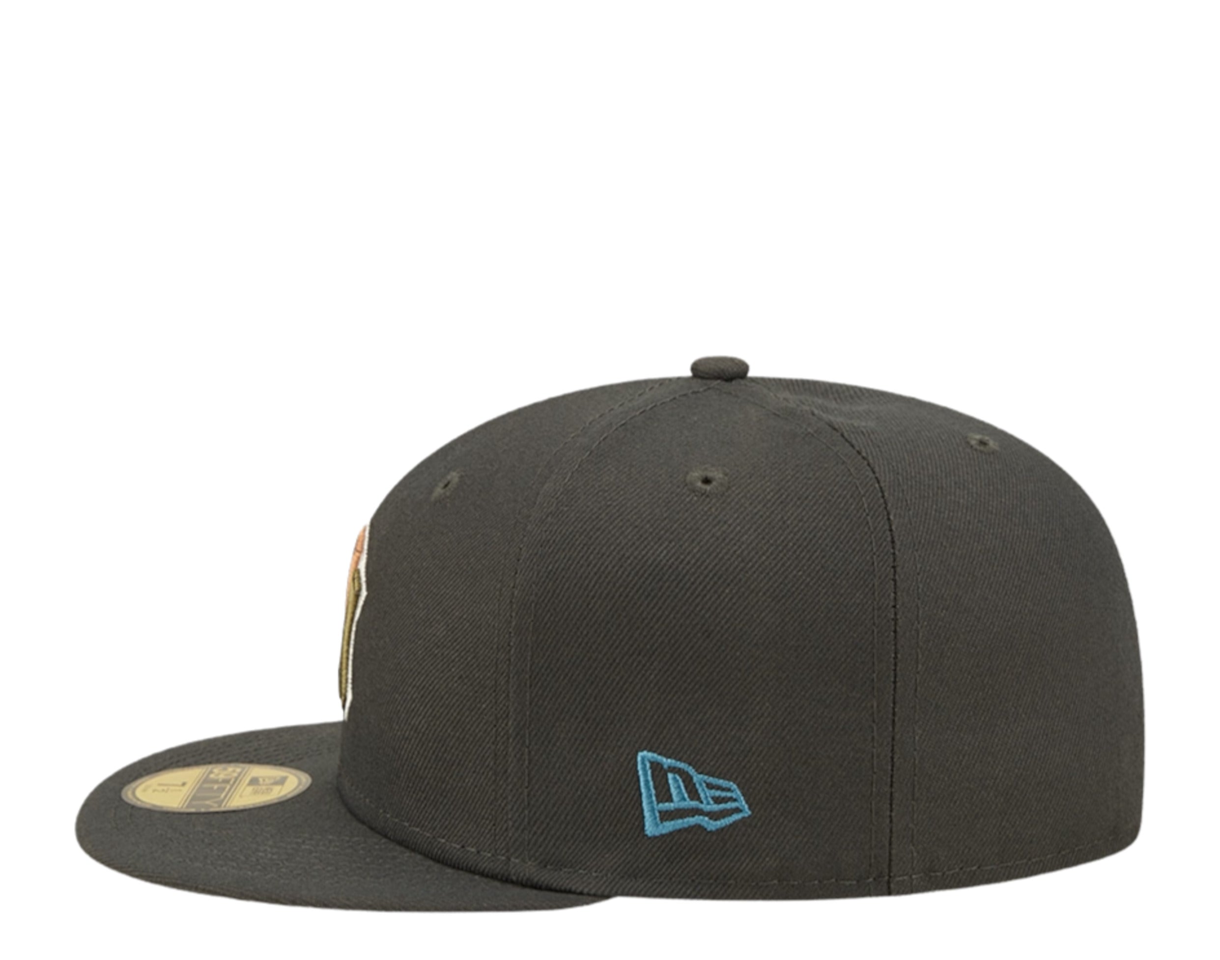 Fantastic 4 Logo Black and Blue Panels New Era 59Fifty Fitted Hat