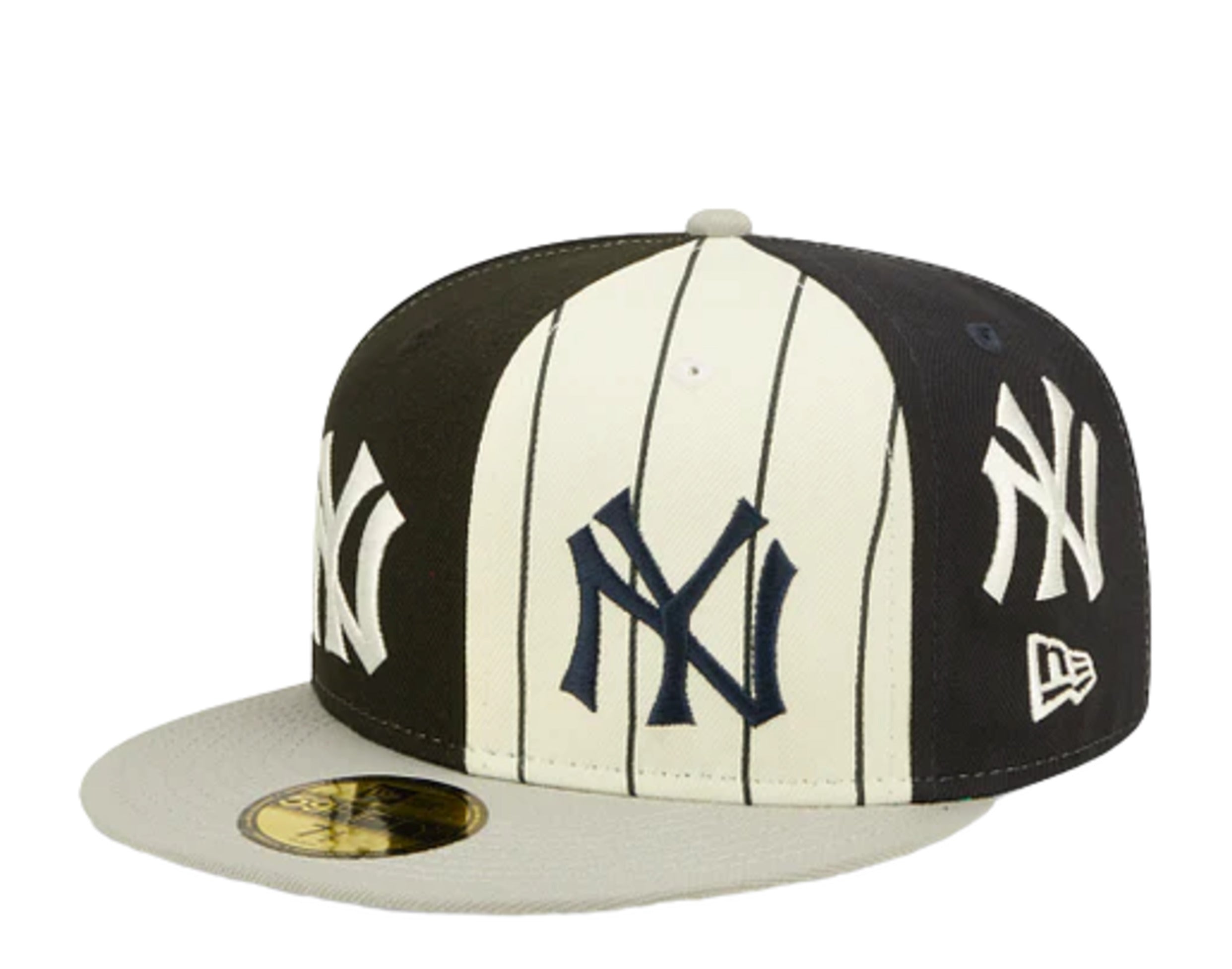 New Era 59Fifty MLB New York Yankees Logo Pinwheel Fitted Hat