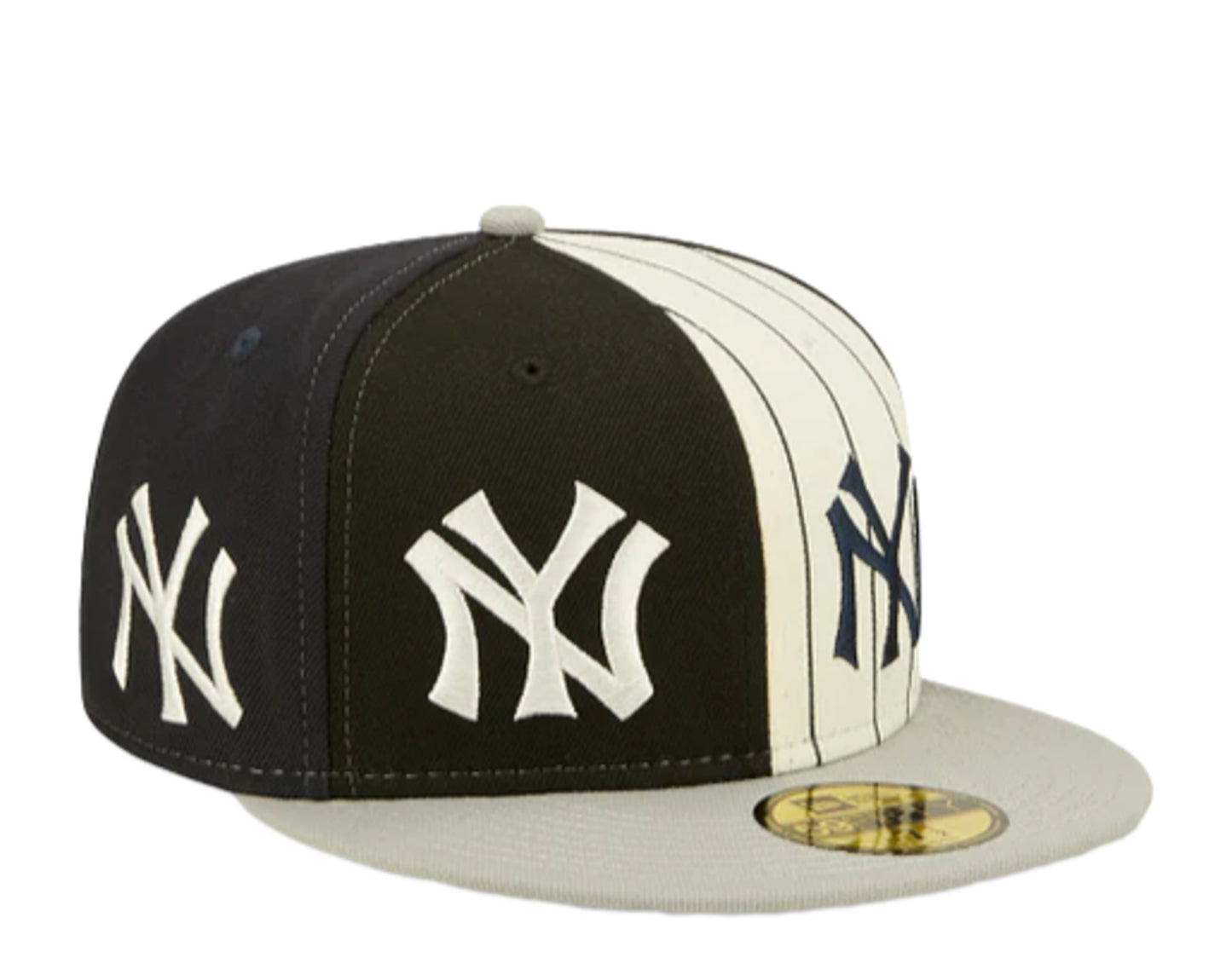 New Era 59Fifty MLB New York Yankees Logo Pinwheel Fitted Hat