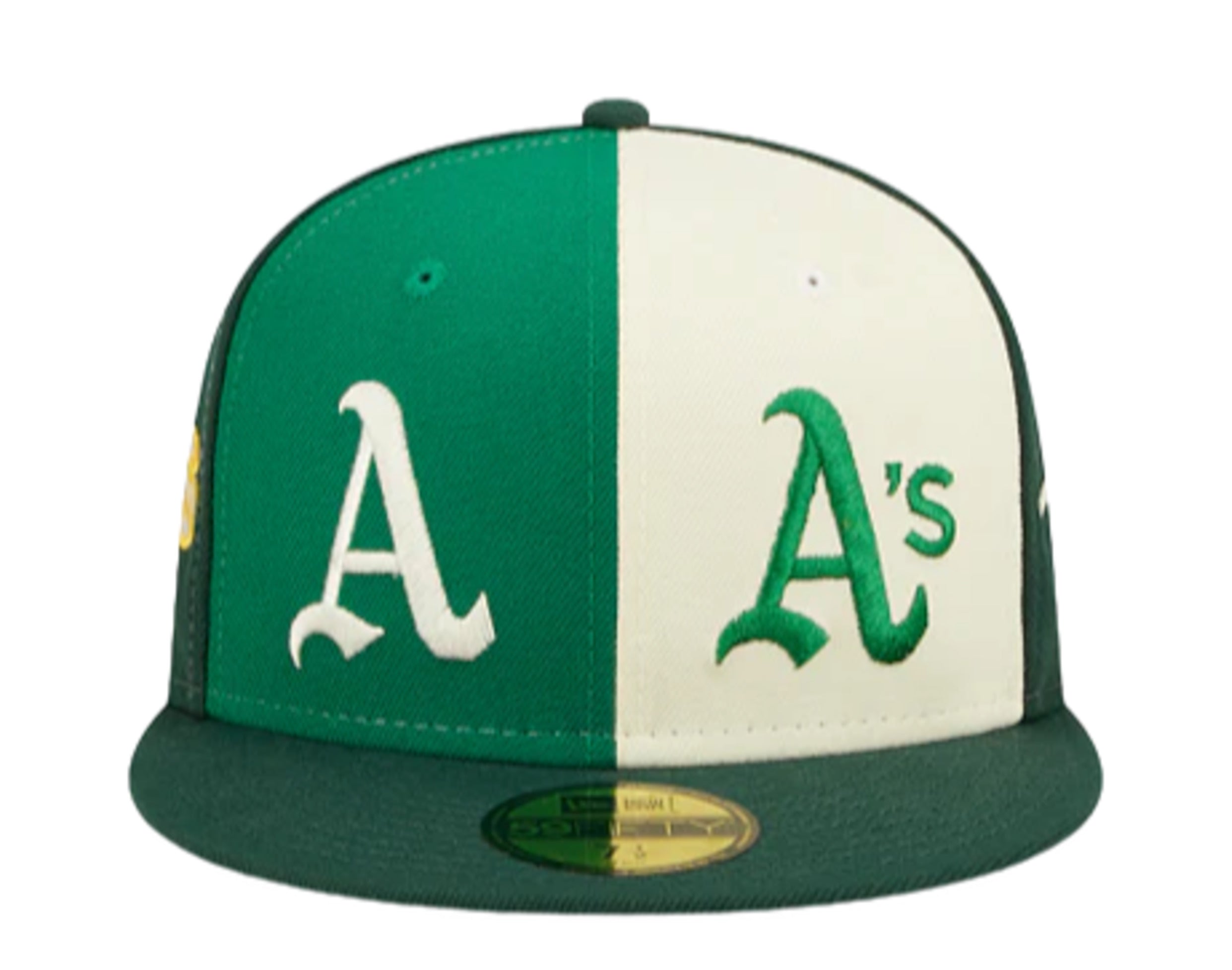 New Era 59Fifty MLB Oakland Athletics Logo Pinwheel Fitted Hat