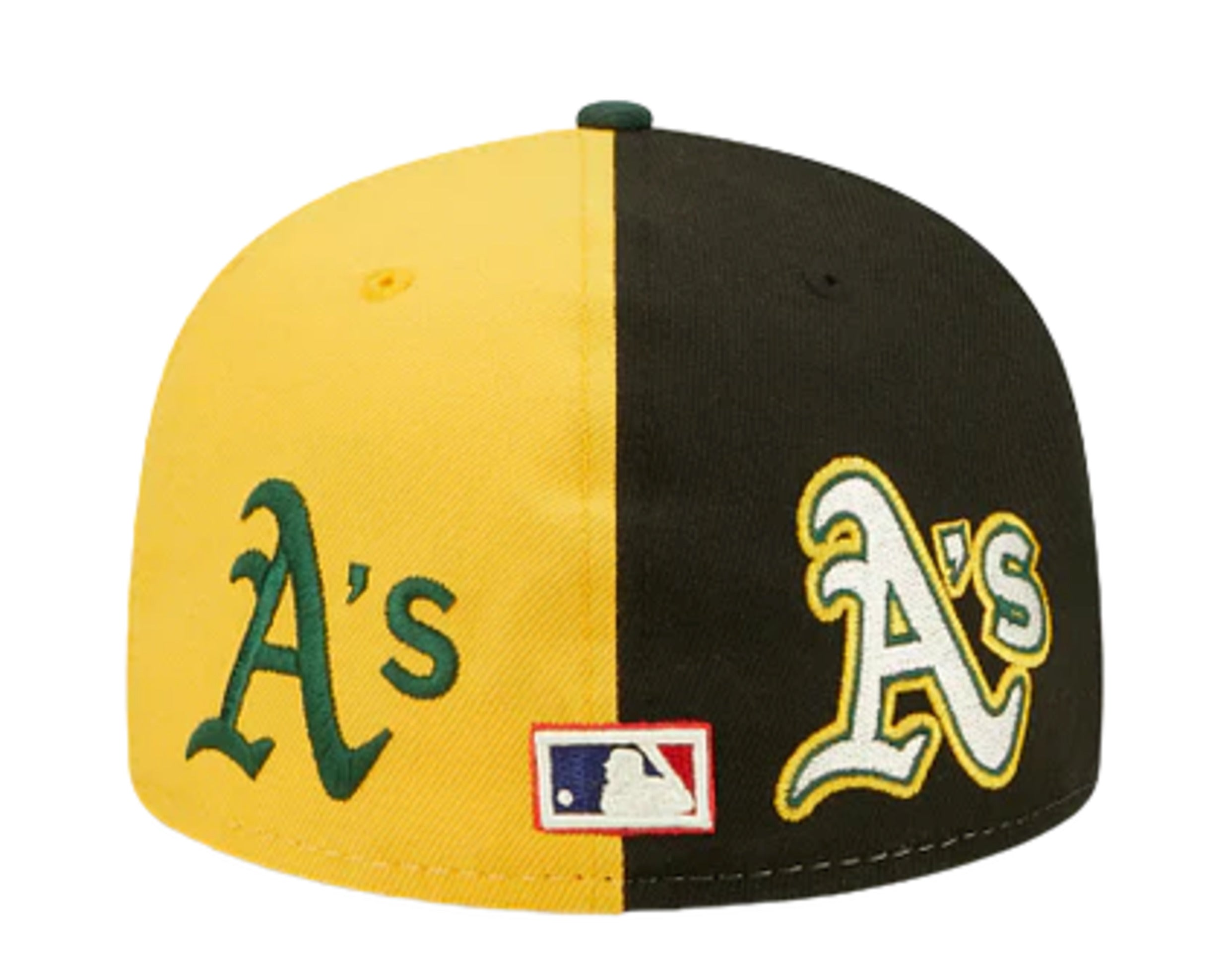 New Era 59Fifty MLB Oakland Athletics Logo Pinwheel Fitted Hat